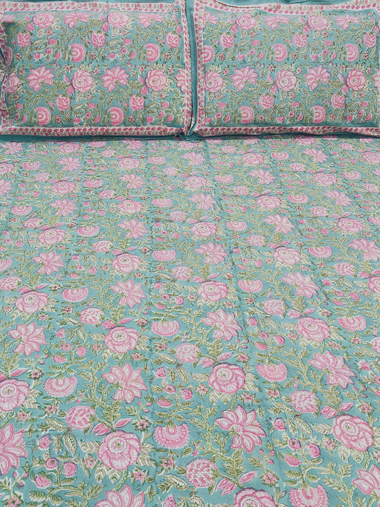 FRESH ARRIVAL Handblock Printed Premium Bedsheets (Dispatch Time 24 Hours)