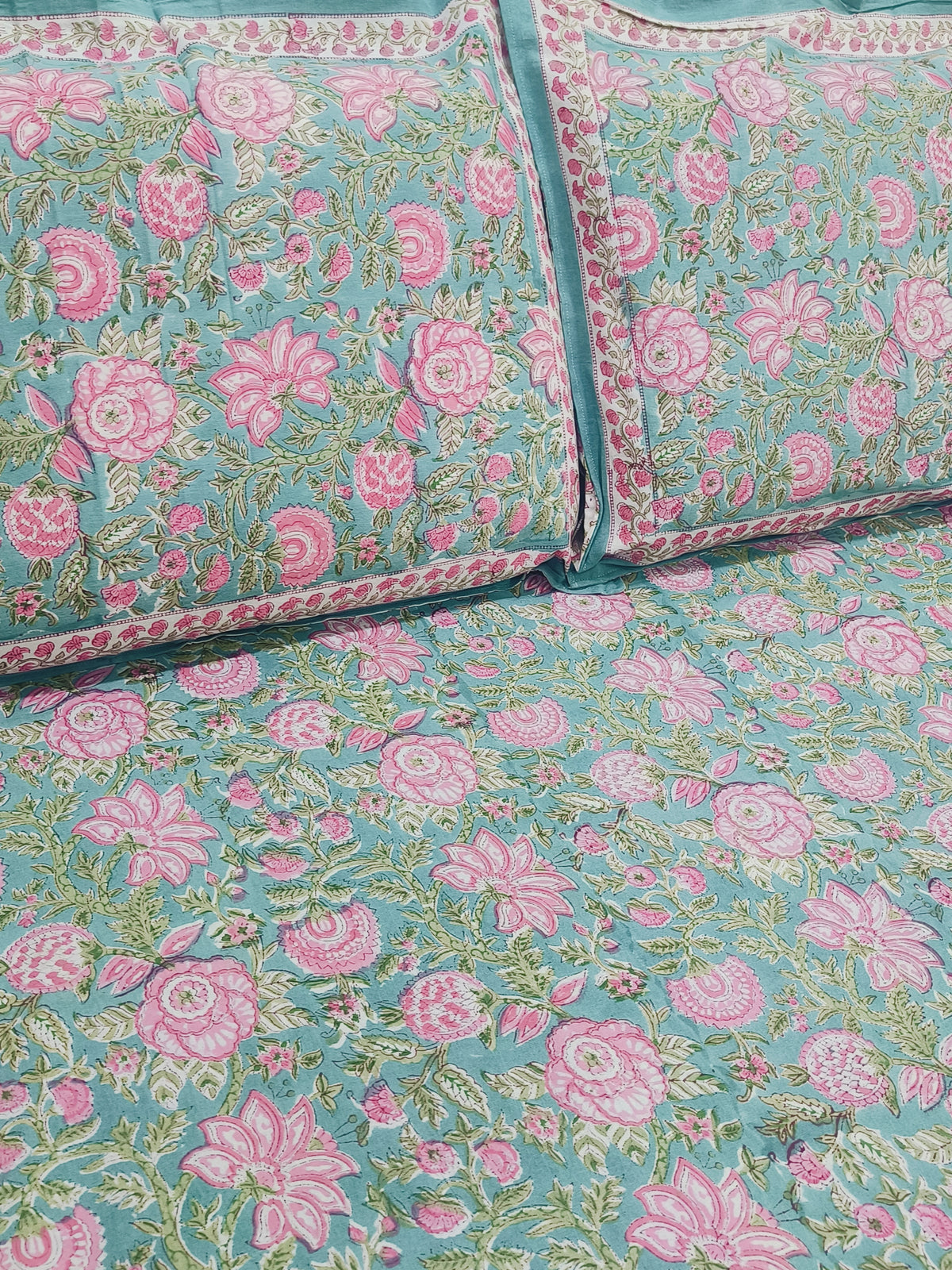 Handblock Printed Premium Bedsheets (Dispatch Time 24 Hours)