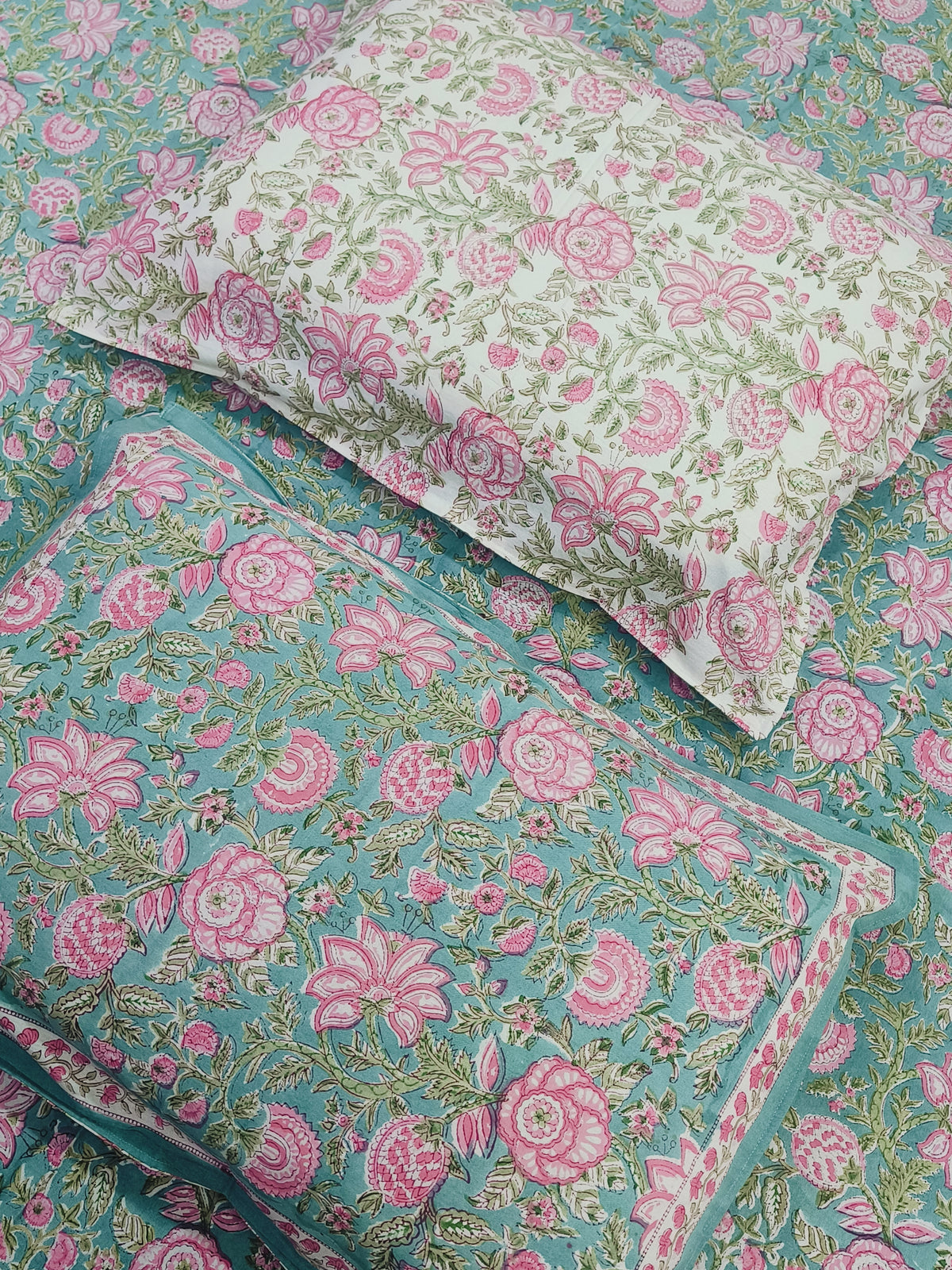 Handblock Printed Premium Bedsheets (Dispatch Time 24 Hours)