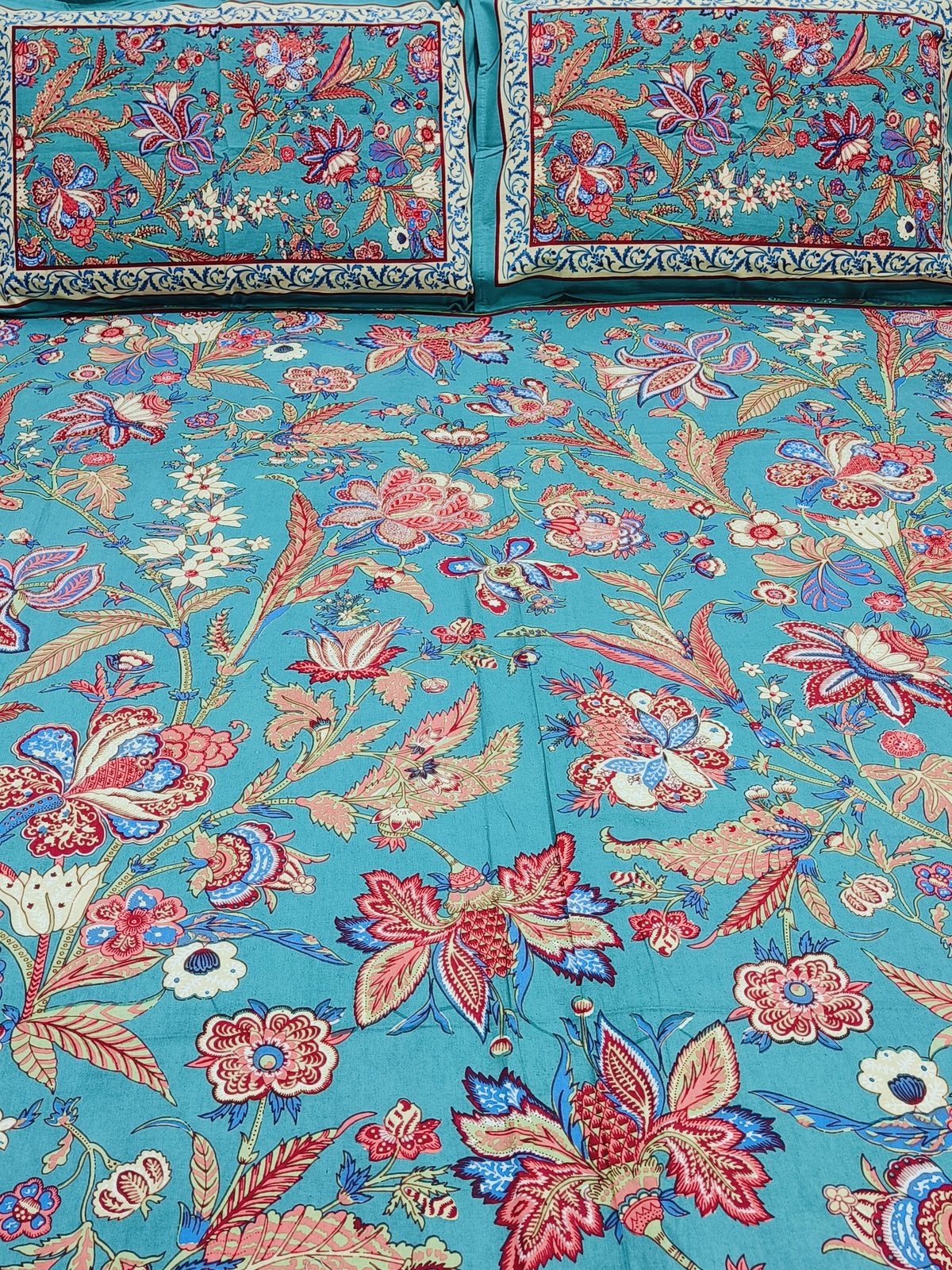 Gulbahaar King Size Bedsheets(Dispatch Time 24 Hours)