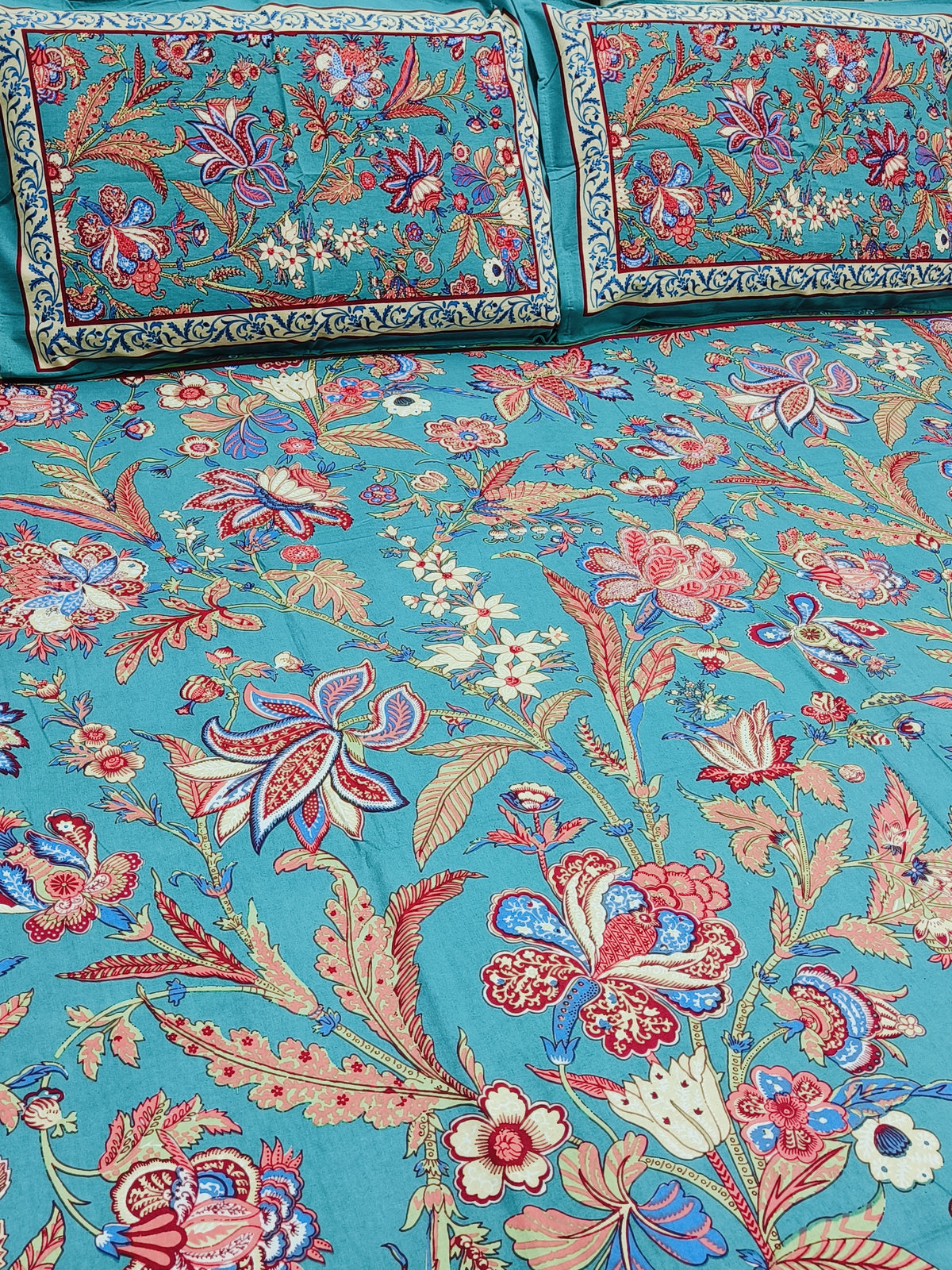 Gulbahaar King Size Bedsheets(Dispatch Time 24 Hours)