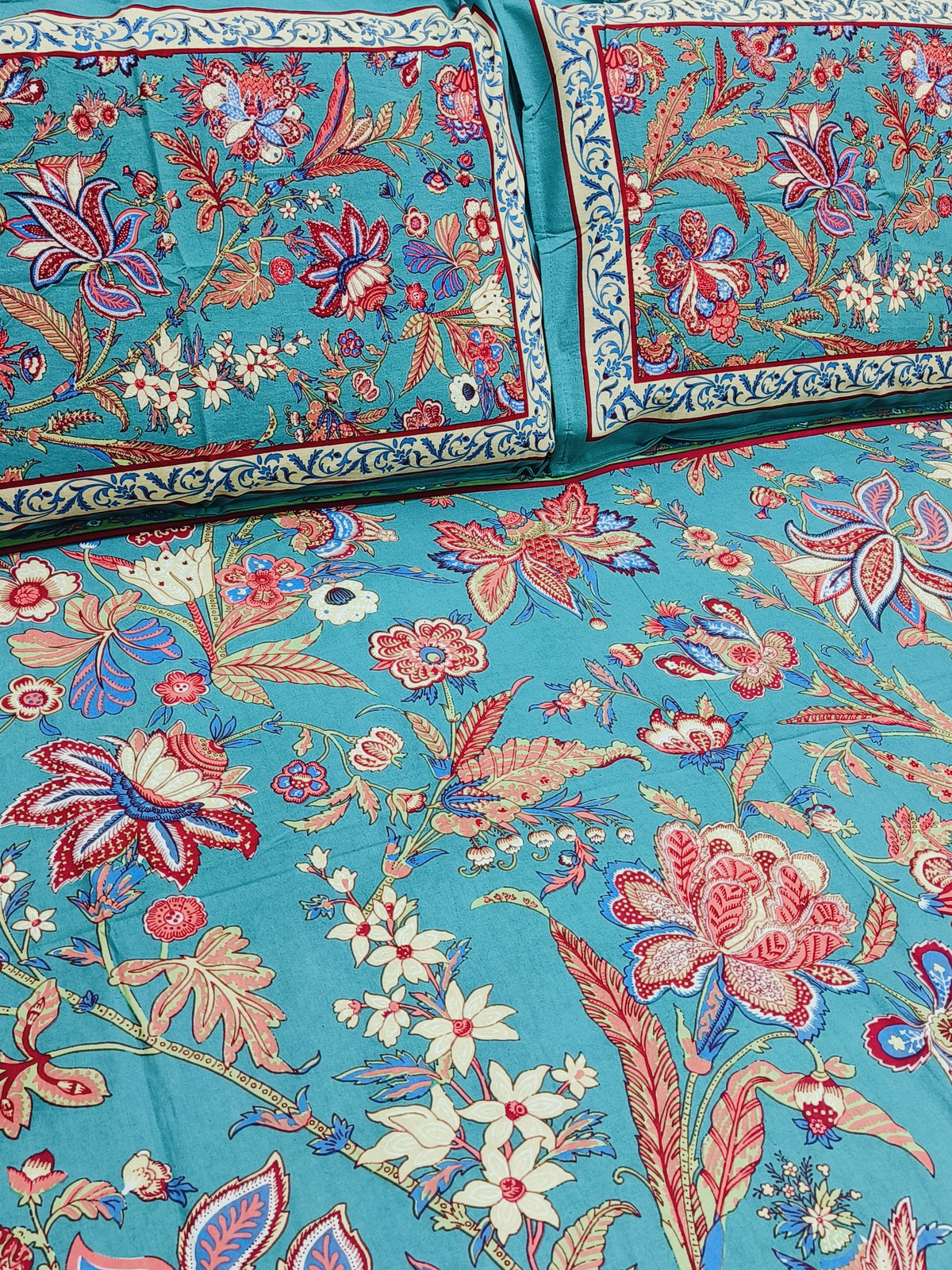 Gulbahaar King Size Bedsheets(Dispatch Time 24 Hours)