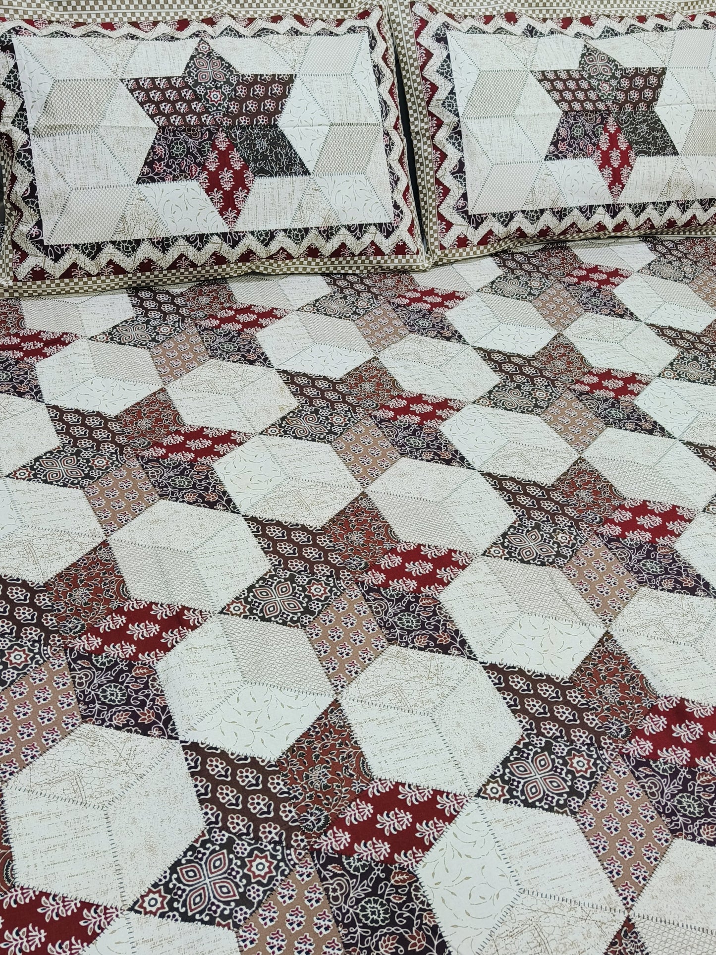 Gulbahaar King Size Bedsheets(Dispatch Time 24 Hours)