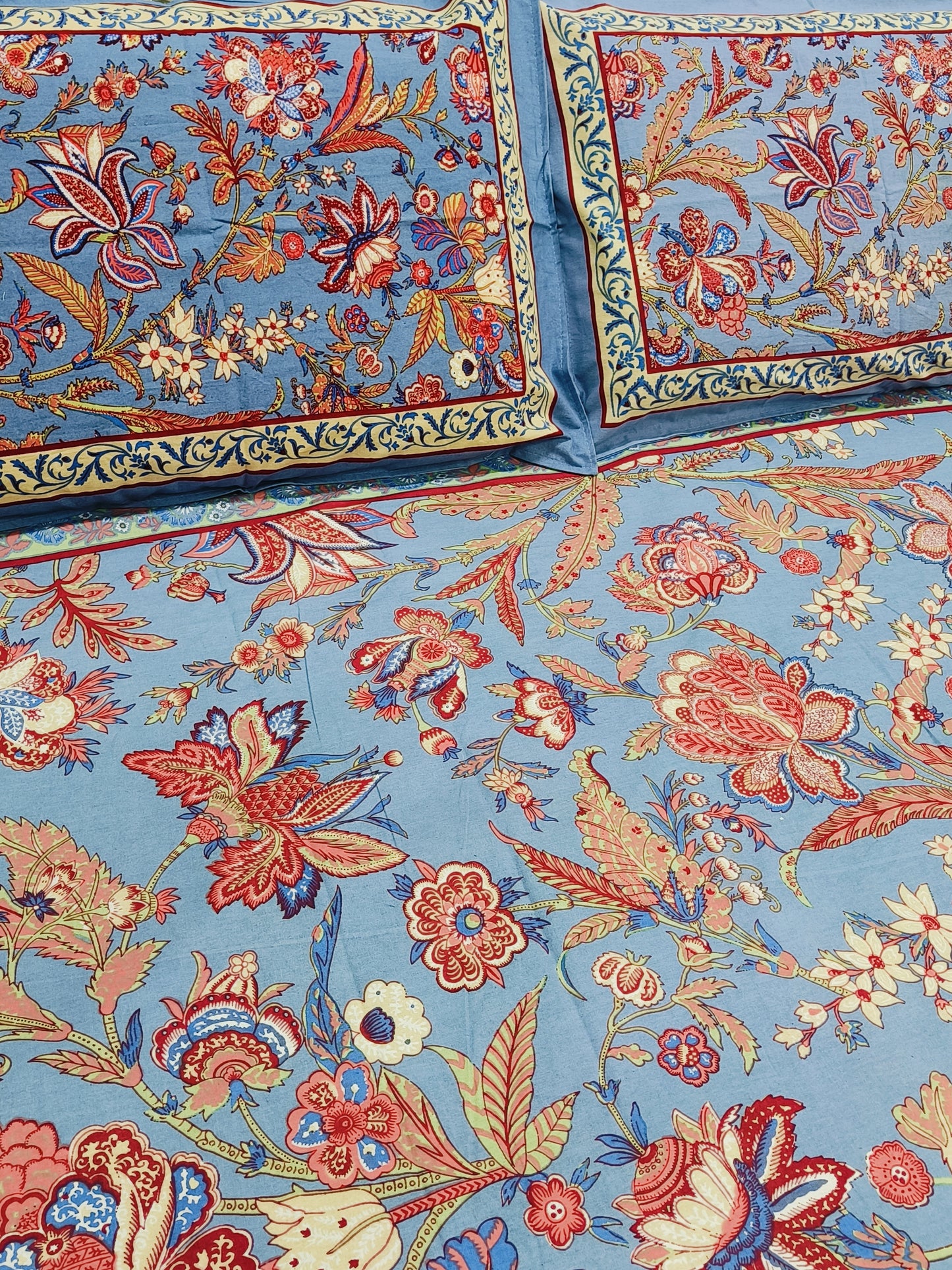 Gulbahaar King Size Bedsheets(Dispatch Time 24 Hours)