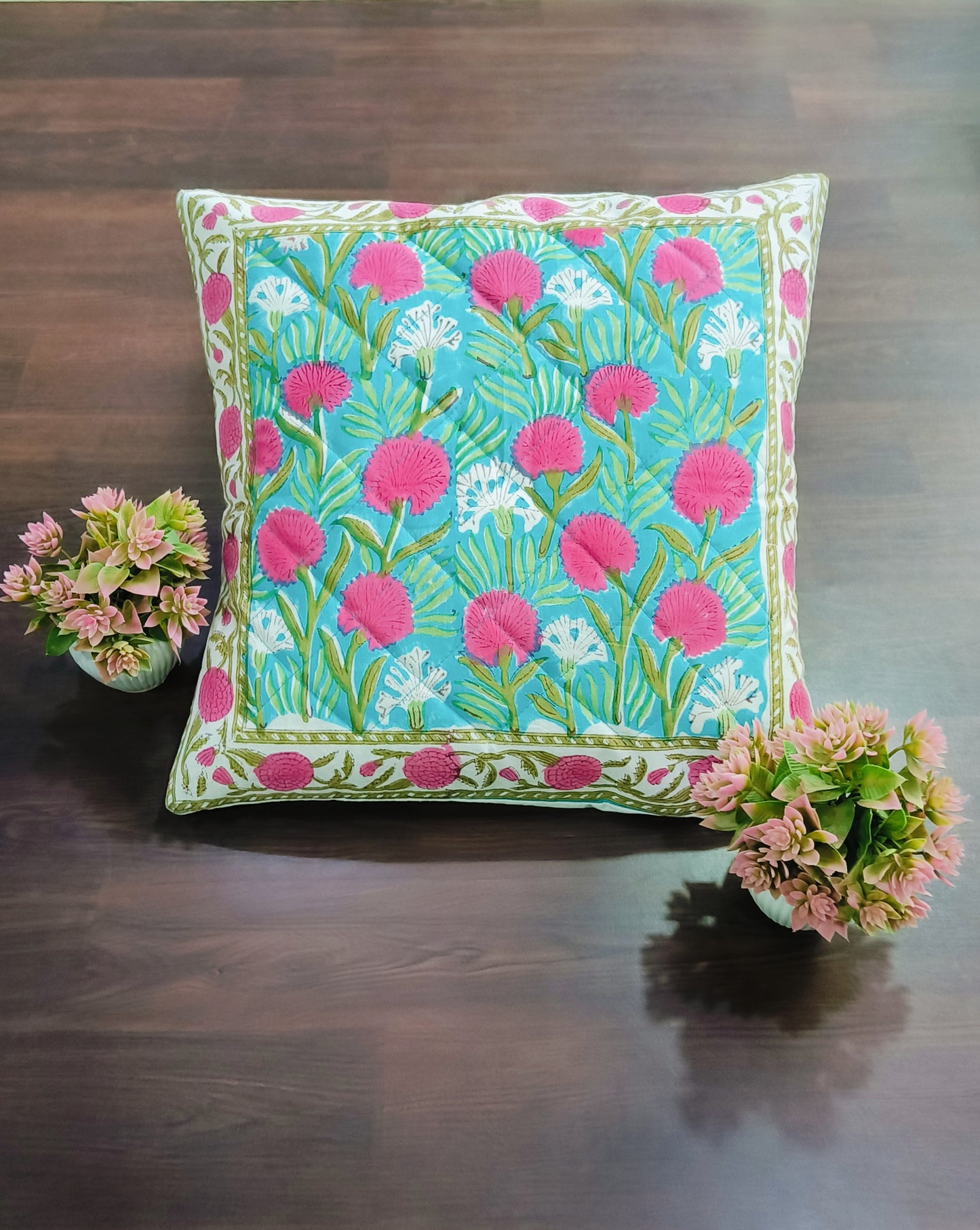 Handblock Printed Cushion Cover