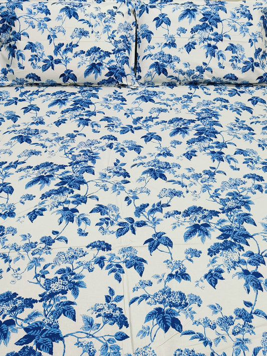 Bedsheet With King Size Pillow Cases