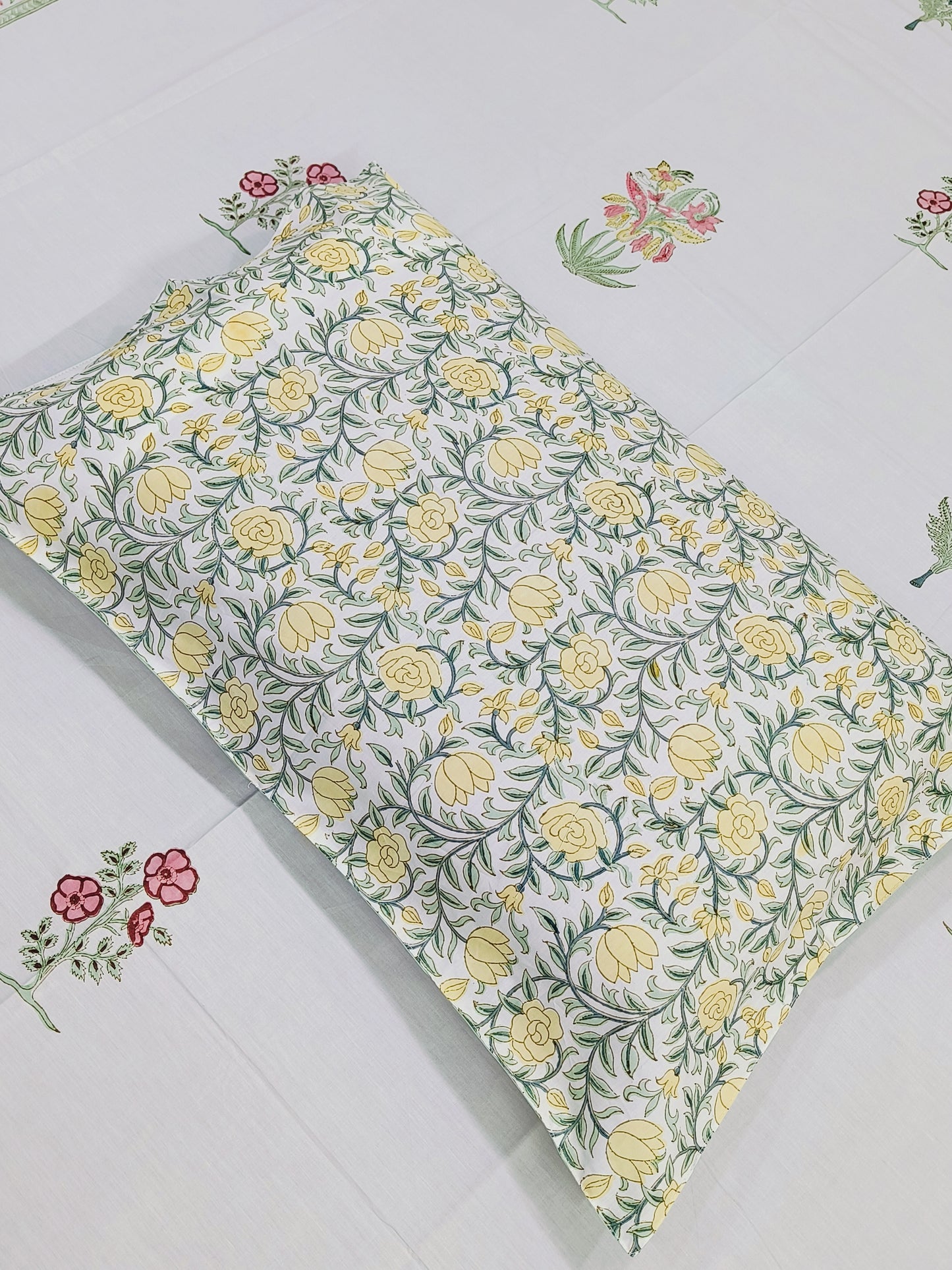 FRESH ARRIVAL Handblock Printed Premium Bedsheets (Dispatch Time 24 Hours)