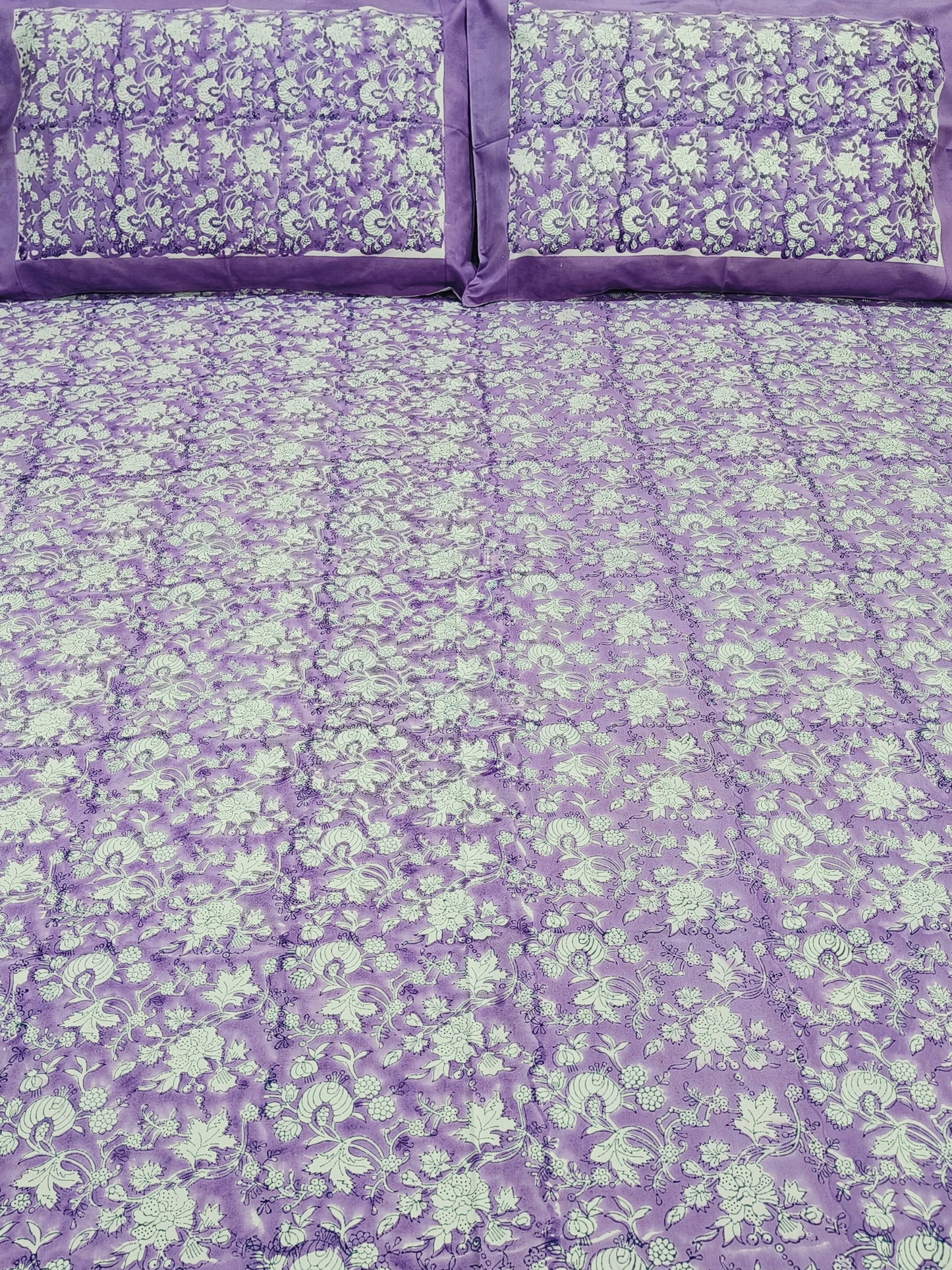 FRESH ARRIVAL Handblock Printed Premium Bedsheets (Dispatch Time 24 Hours)