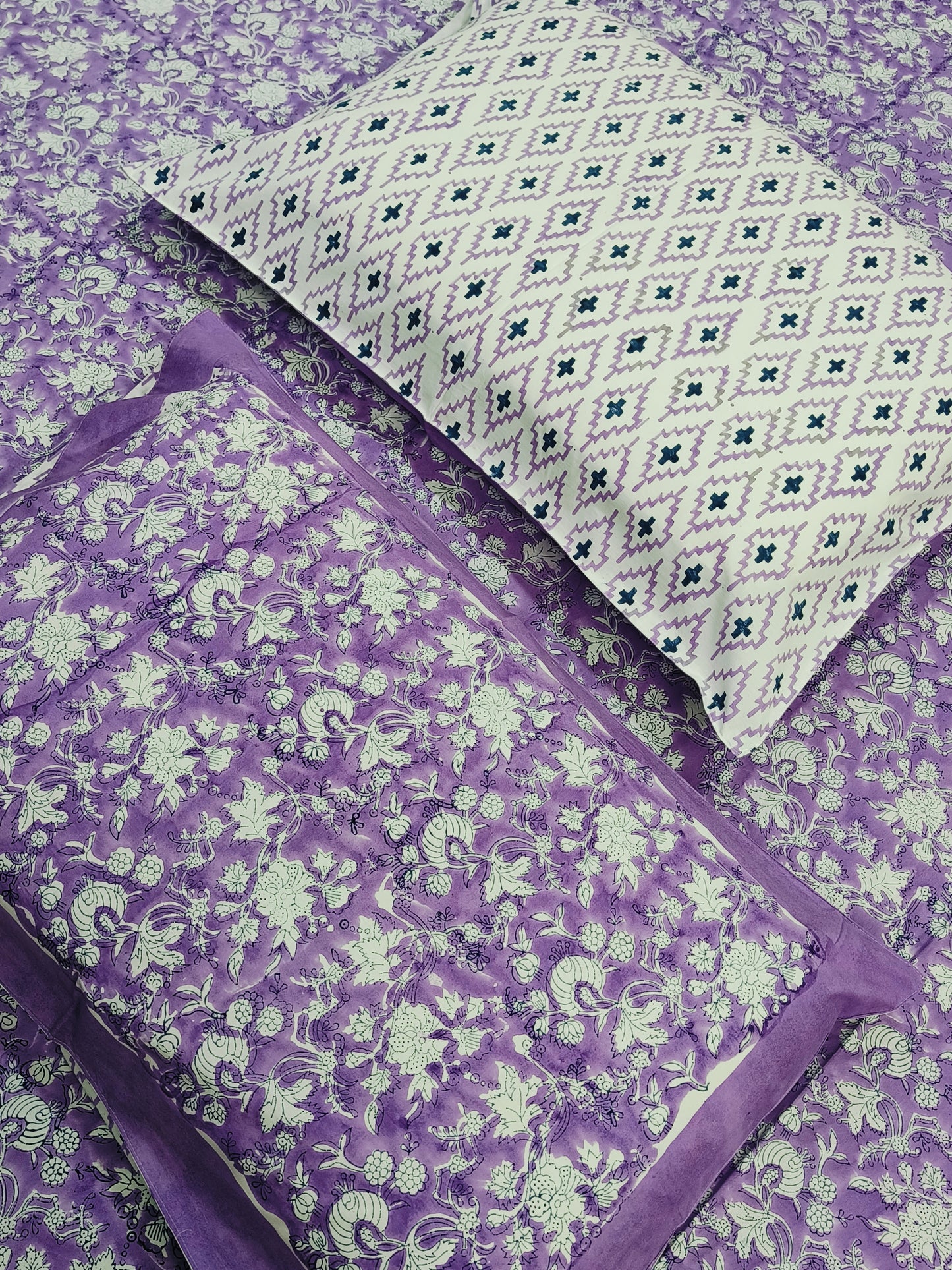 FRESH ARRIVAL Handblock Printed Premium Bedsheets (Dispatch Time 24 Hours)