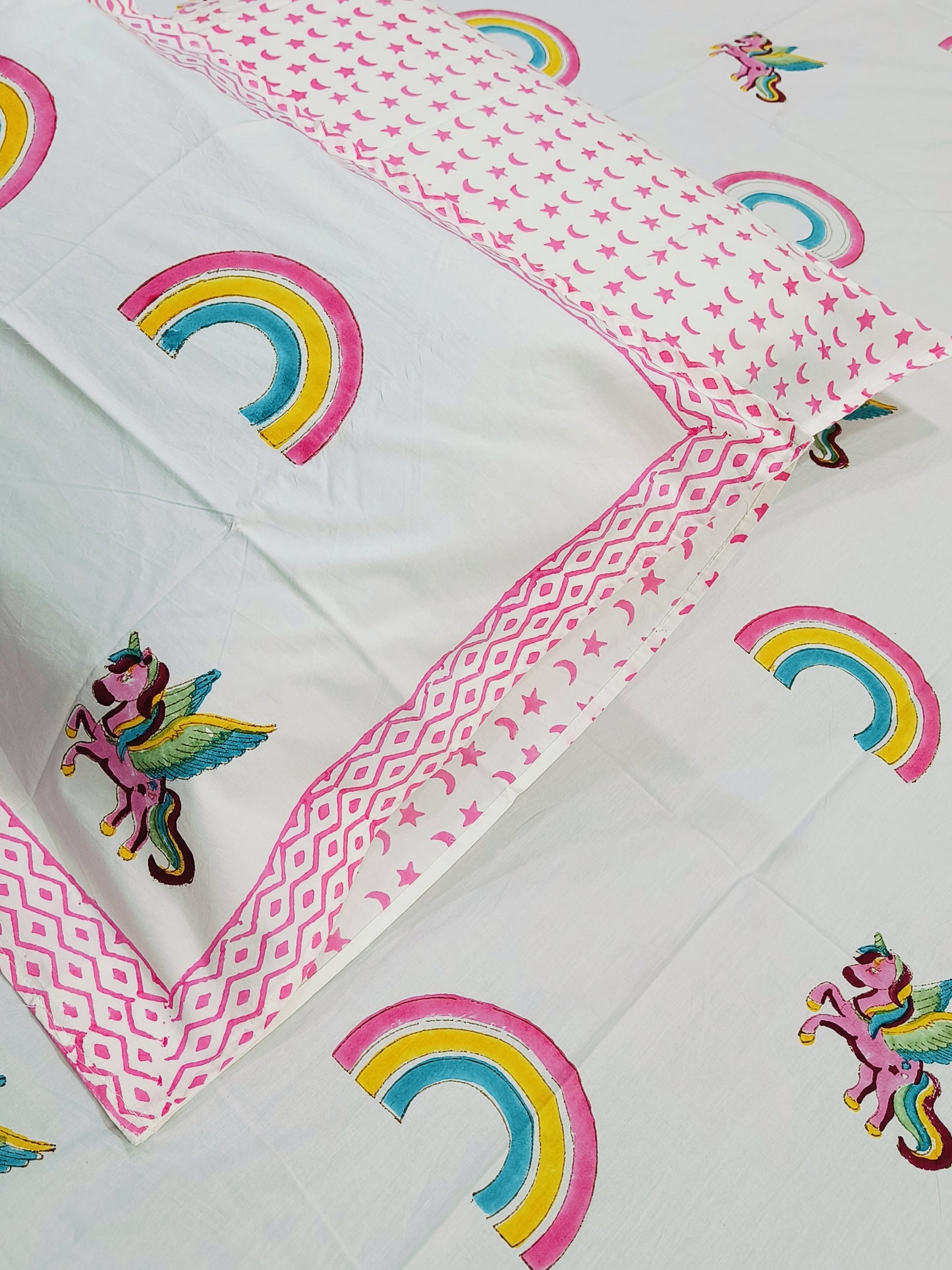 Handblock Printed Premium Bedsheets (Dispatch Time 24 Hours)