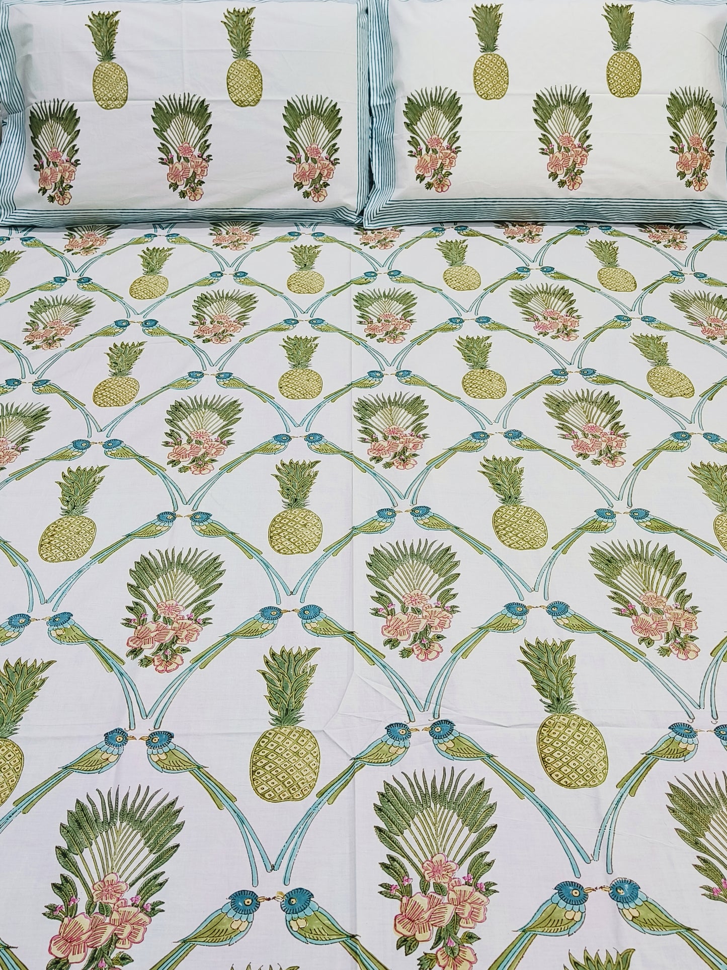 Handblock Printed Premium Bedsheets (Dispatch Time 24 Hours)