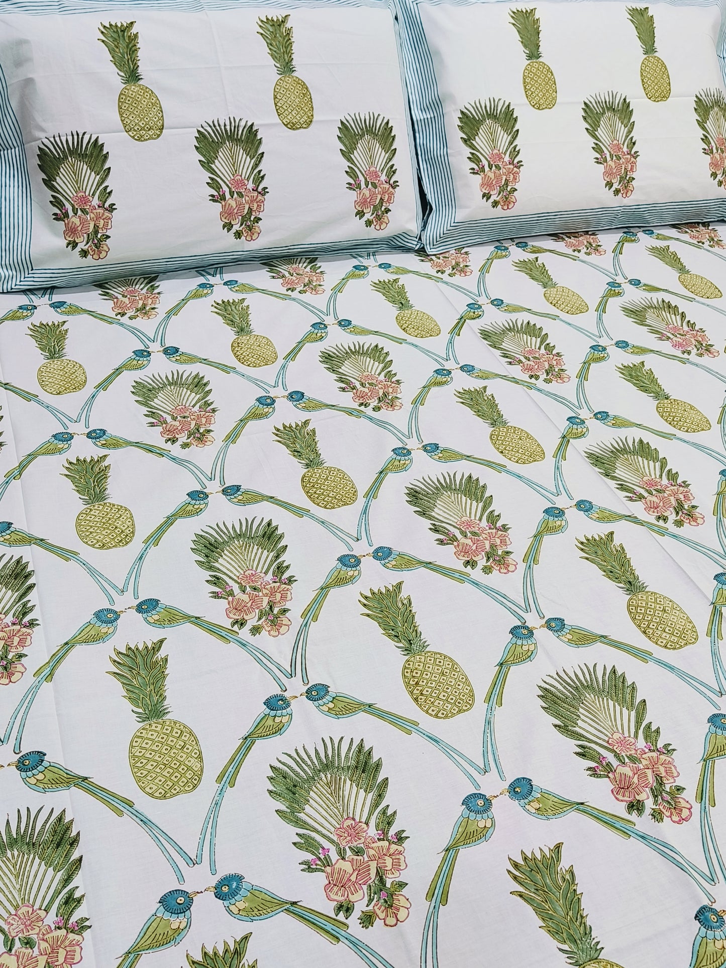 Handblock Printed Premium Bedsheets (Dispatch Time 24 Hours)
