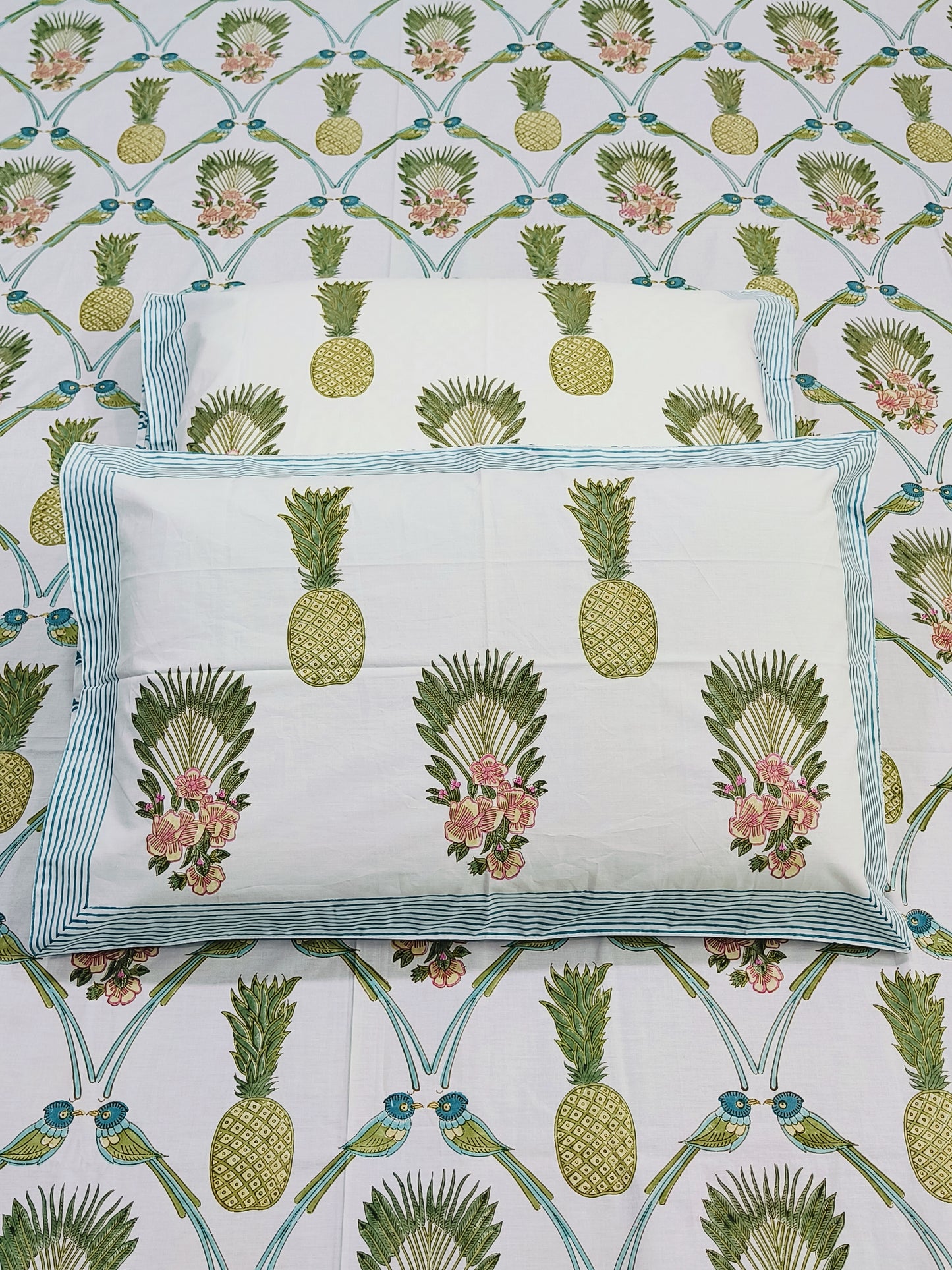 Handblock Printed Premium Bedsheets (Dispatch Time 24 Hours)