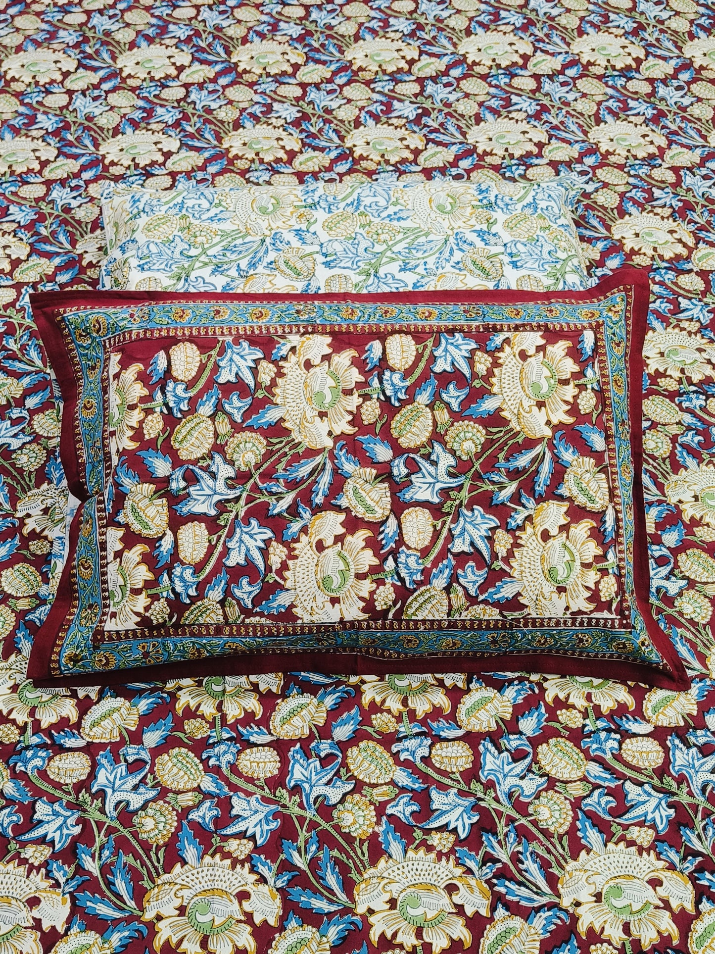 FRESH ARRIVAL Handblock Printed Premium Bedsheets (Dispatch Time 24 Hours)