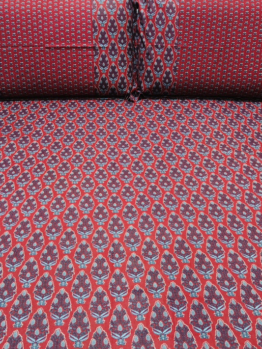 FRESH ARRIVALS Gulbahaar King Size Bedsheets(Dispatch Time 24 Hours)