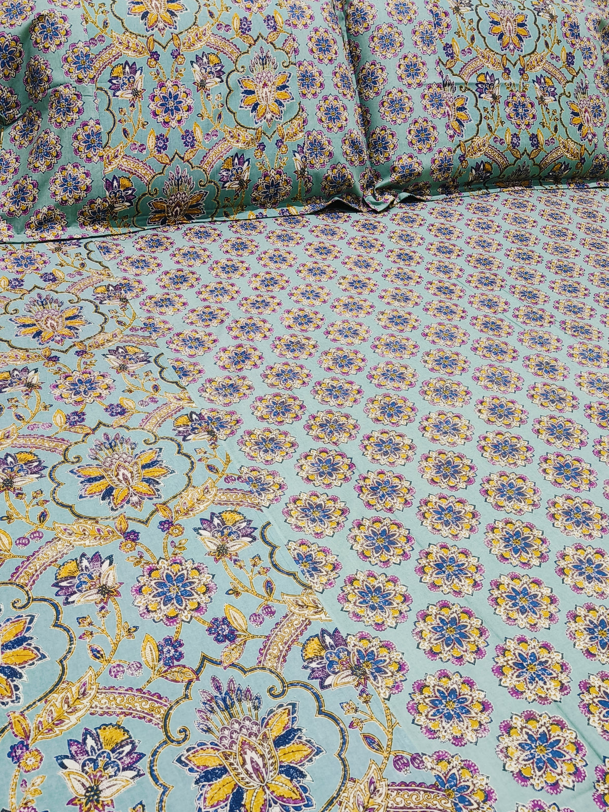QUEEN Fitted Sheets ( Ajrakh )