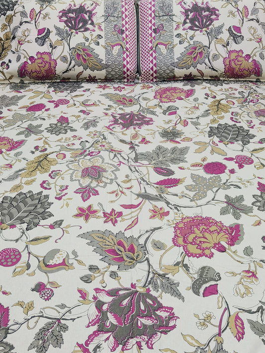 FRESH ARRIVAL! Floral Sadabahaar Bedsheets(Dispatch Time 24 Hours)