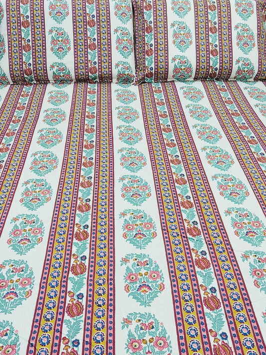 FRESH ARRIVAL! Floral Sadabahaar Bedsheets(Dispatch Time 24 Hours)