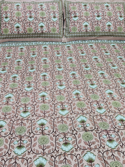 FRESH ARRIVAL! Floral Sadabahaar Bedsheets(Dispatch Time 24 Hours)