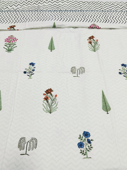 FRESH ARRIVAL Handblock Printed Premium Double Bed Dohars