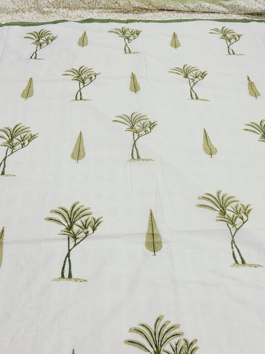 FRESH ARRIVAL Handblock Printed Premium Double Bed Dohars