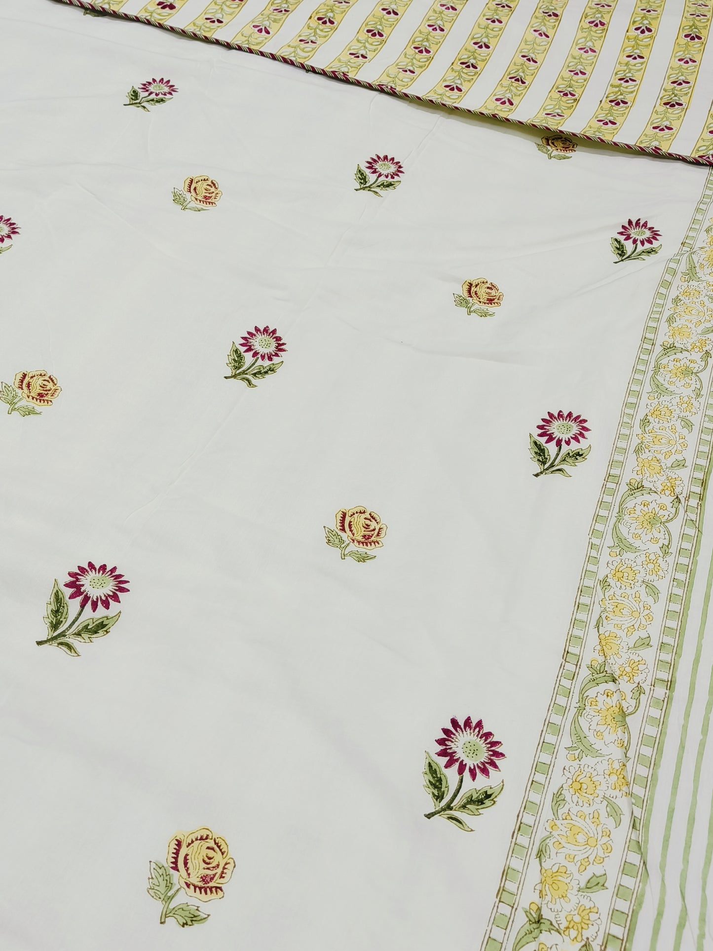 Handblock Printed Premium Double Bed Dohars