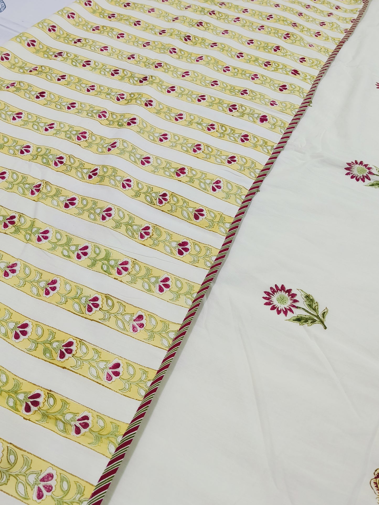 Handblock Printed Premium Double Bed Dohars
