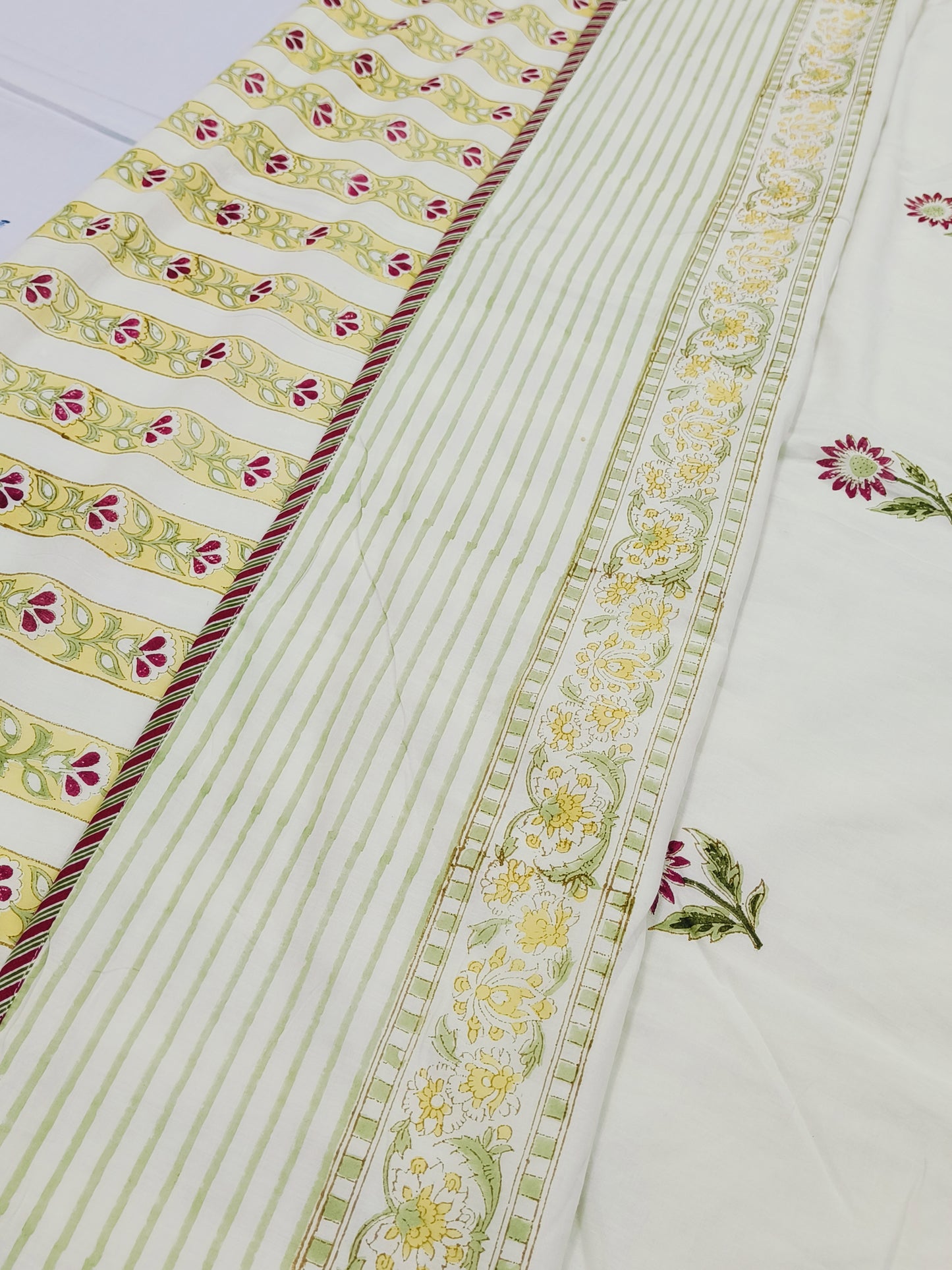 Handblock Printed Premium Double Bed Dohars
