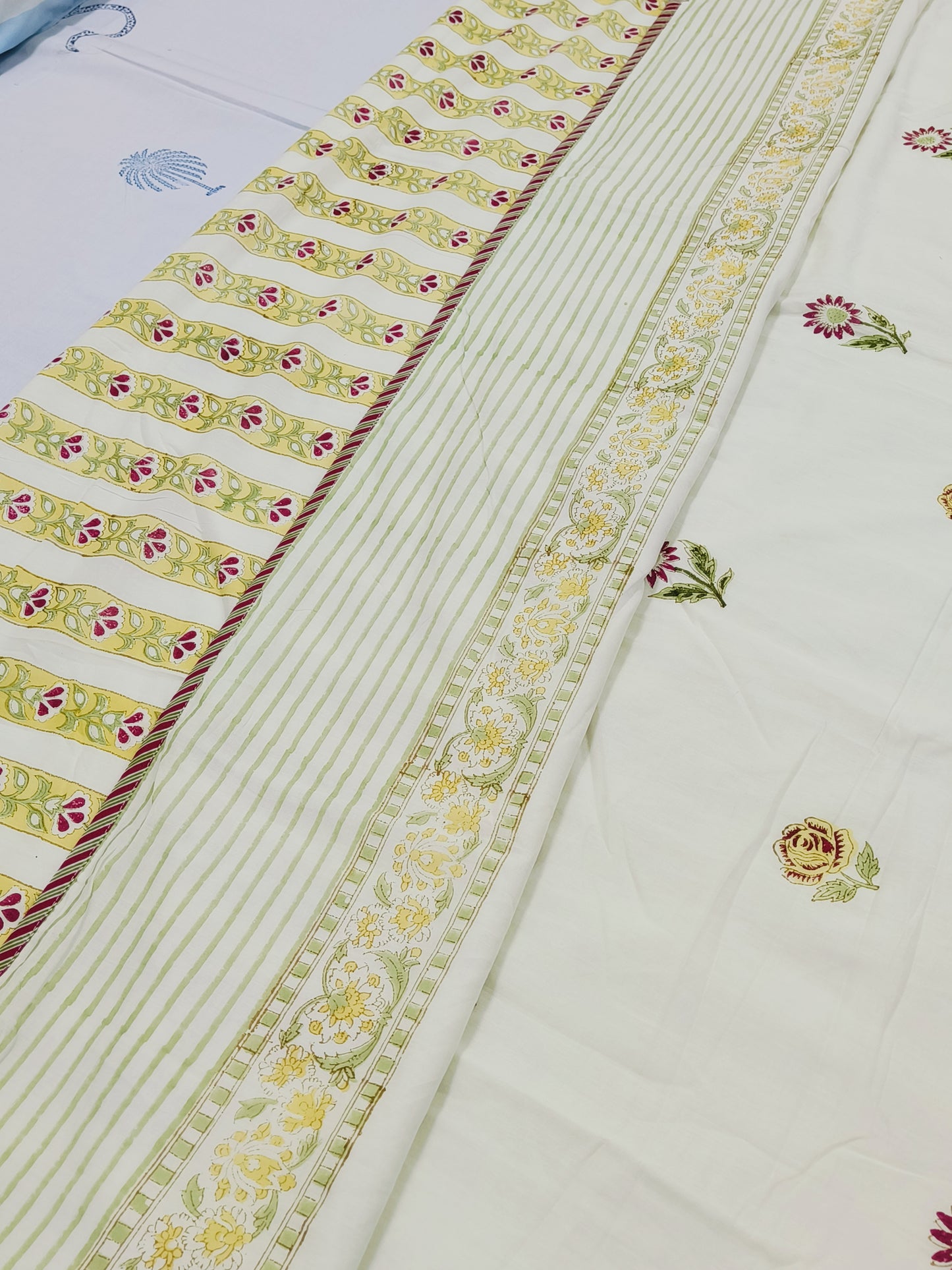 Handblock Printed Premium Double Bed Dohars