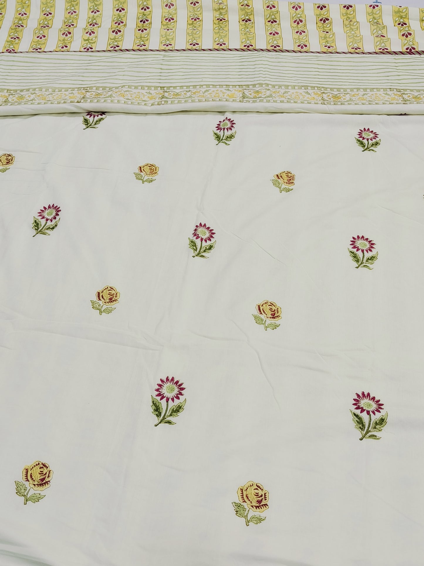 Handblock Printed Premium Double Bed Dohars