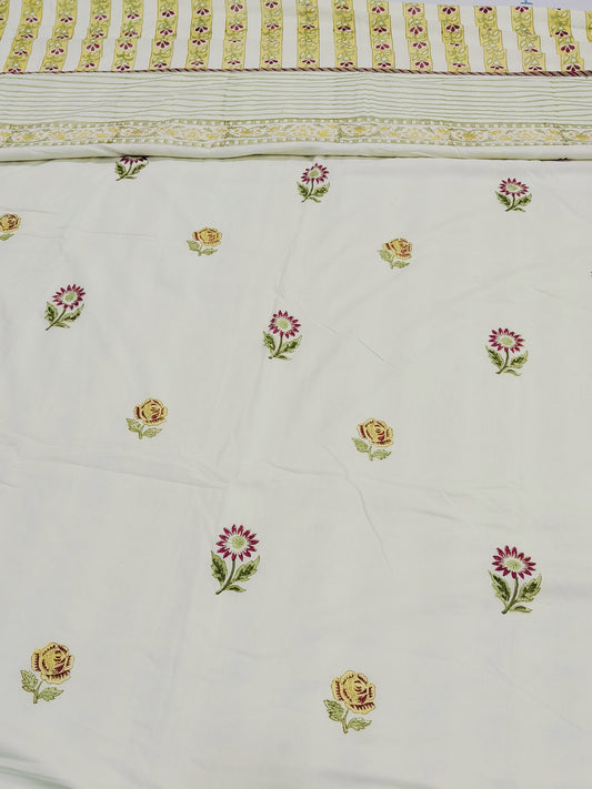 Handblock Printed Premium Double Bed Dohars