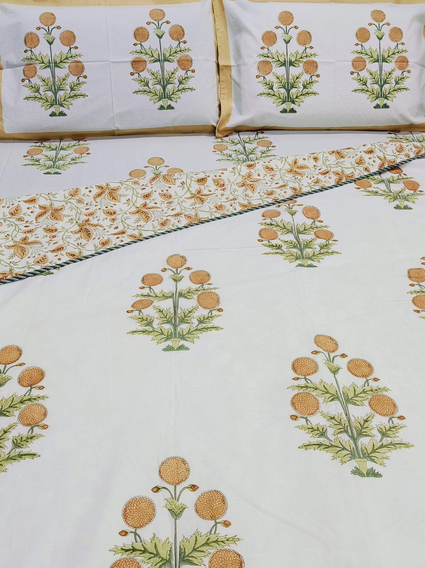 Handblock Printed Premium Double Bed Dohars