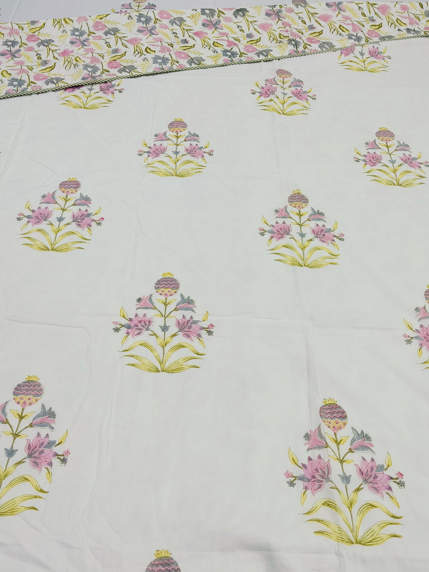 Handblock Printed Premium Double Bed Dohars