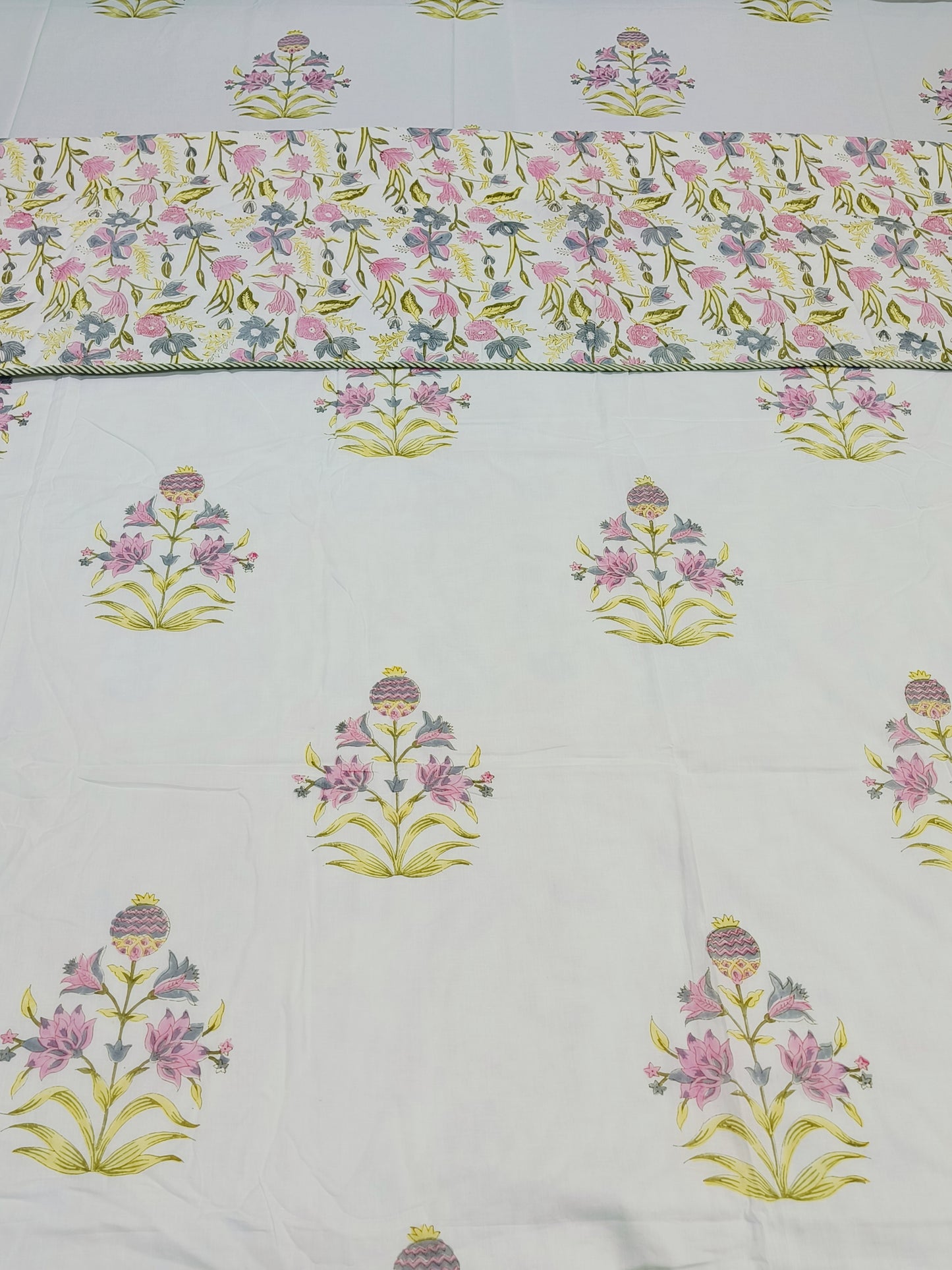 Handblock Printed Premium Double Bed Dohars