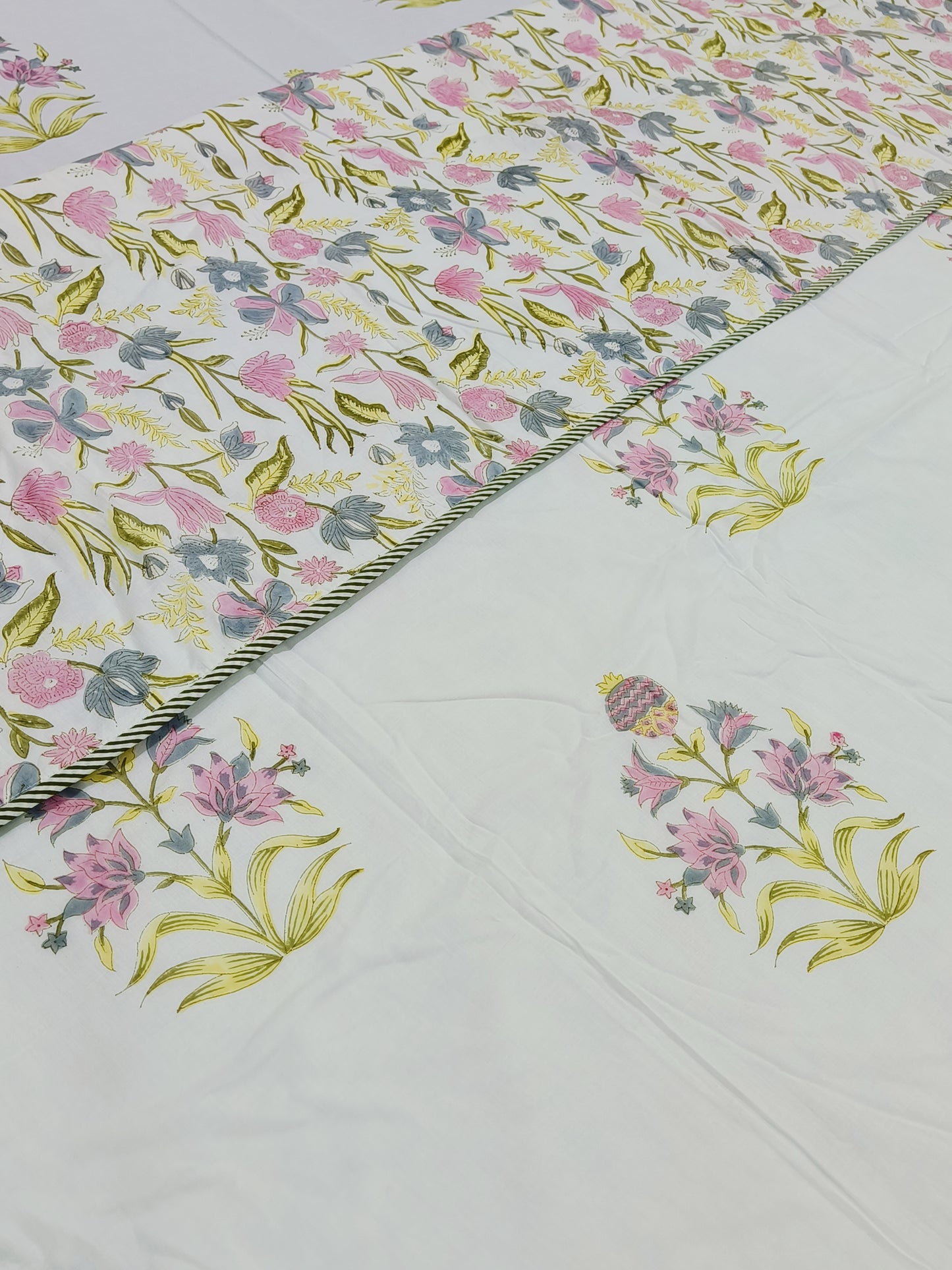 Handblock Printed Premium Double Bed Dohars