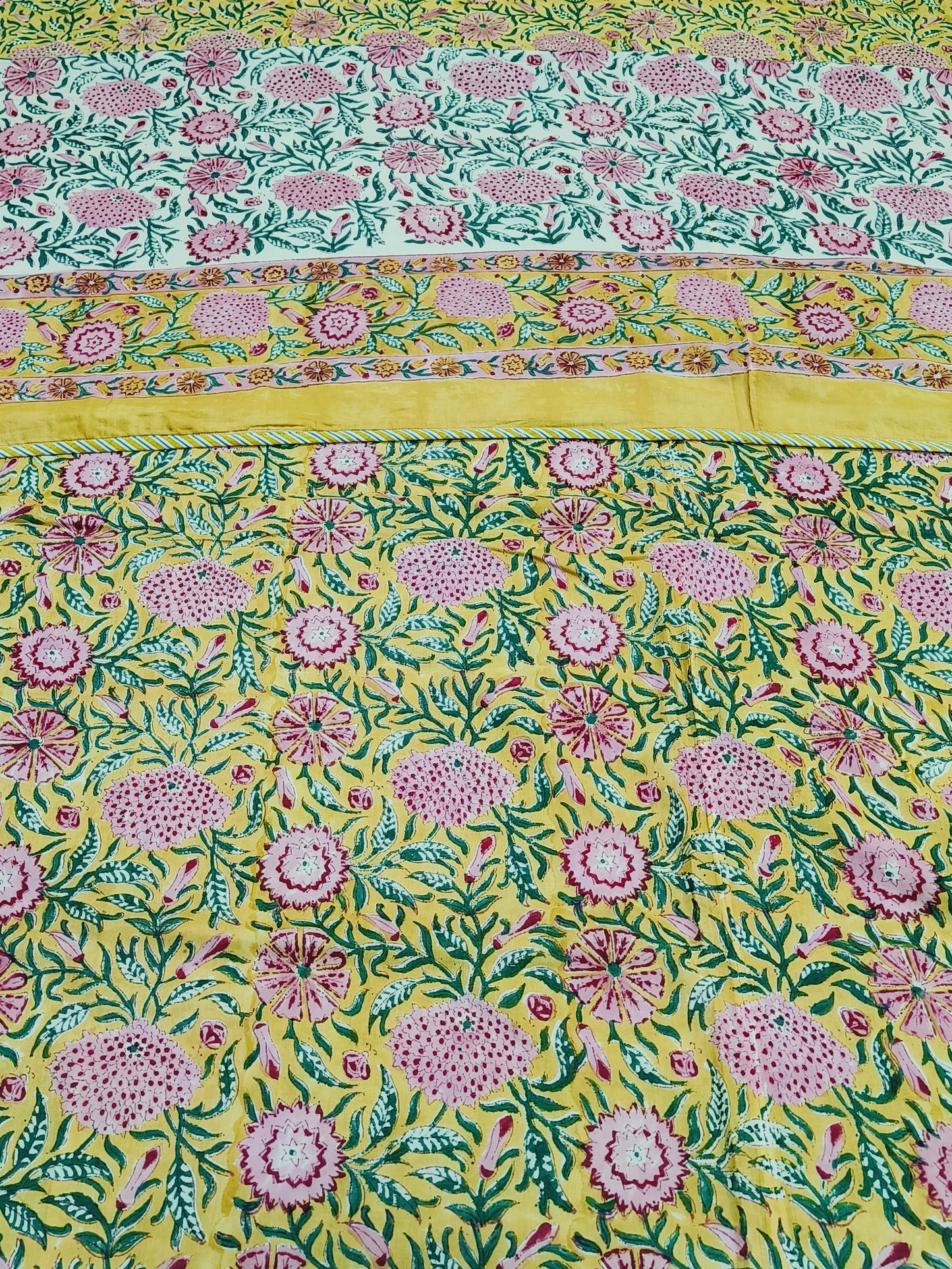 FRESH ARRIVAL Handblock Printed Premium Double Bed Dohars