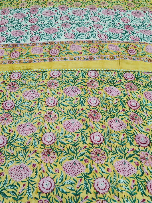 FRESH ARRIVAL Handblock Printed Premium Double Bed Dohars