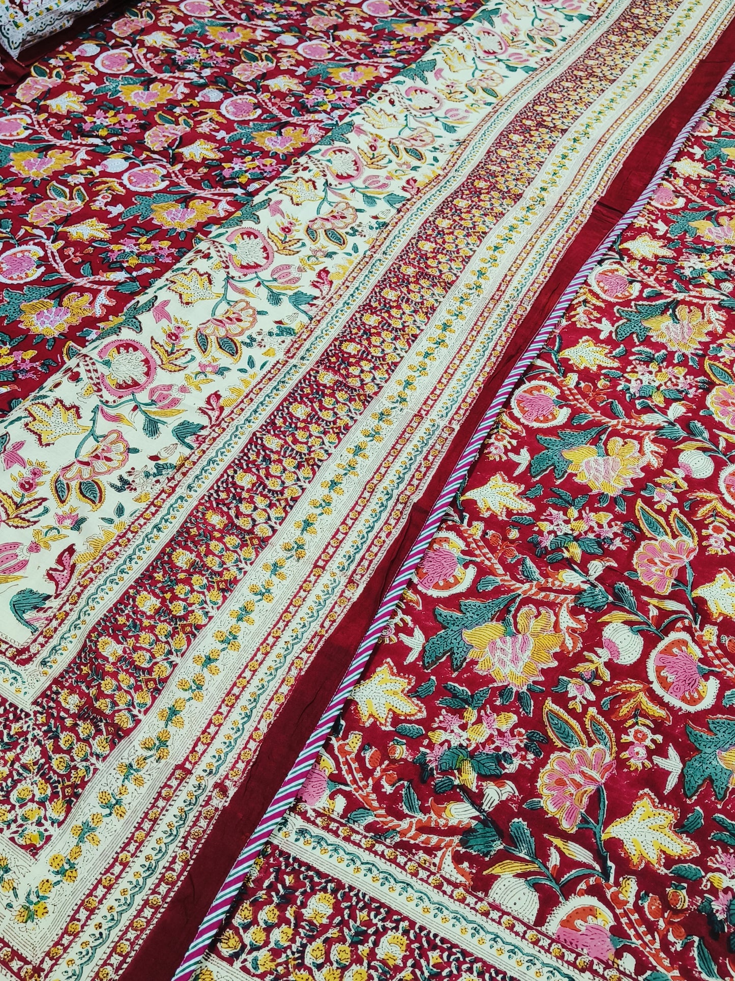 Handblock Printed Premium Double Bed Dohars