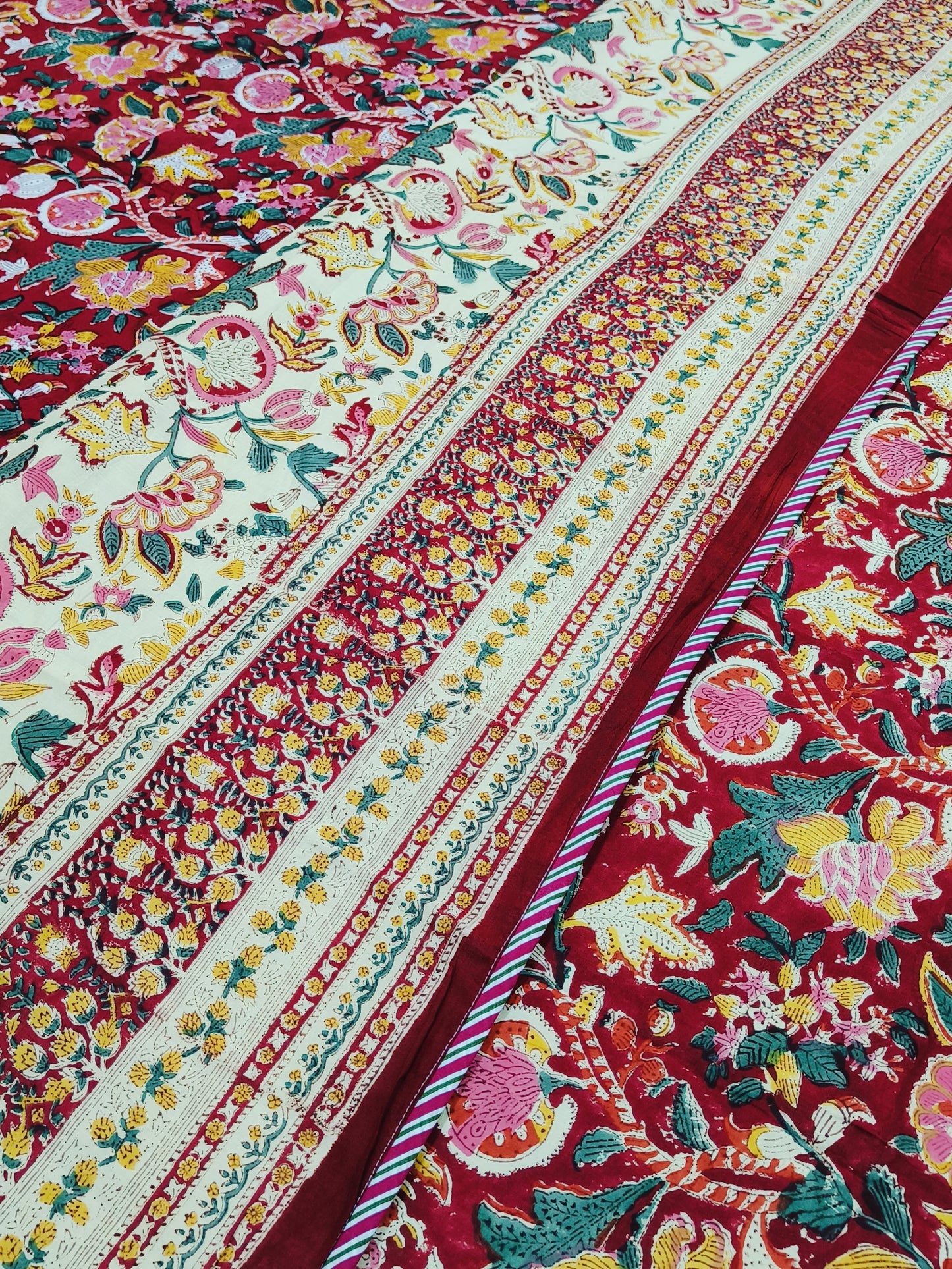 Handblock Printed Premium Double Bed Dohars