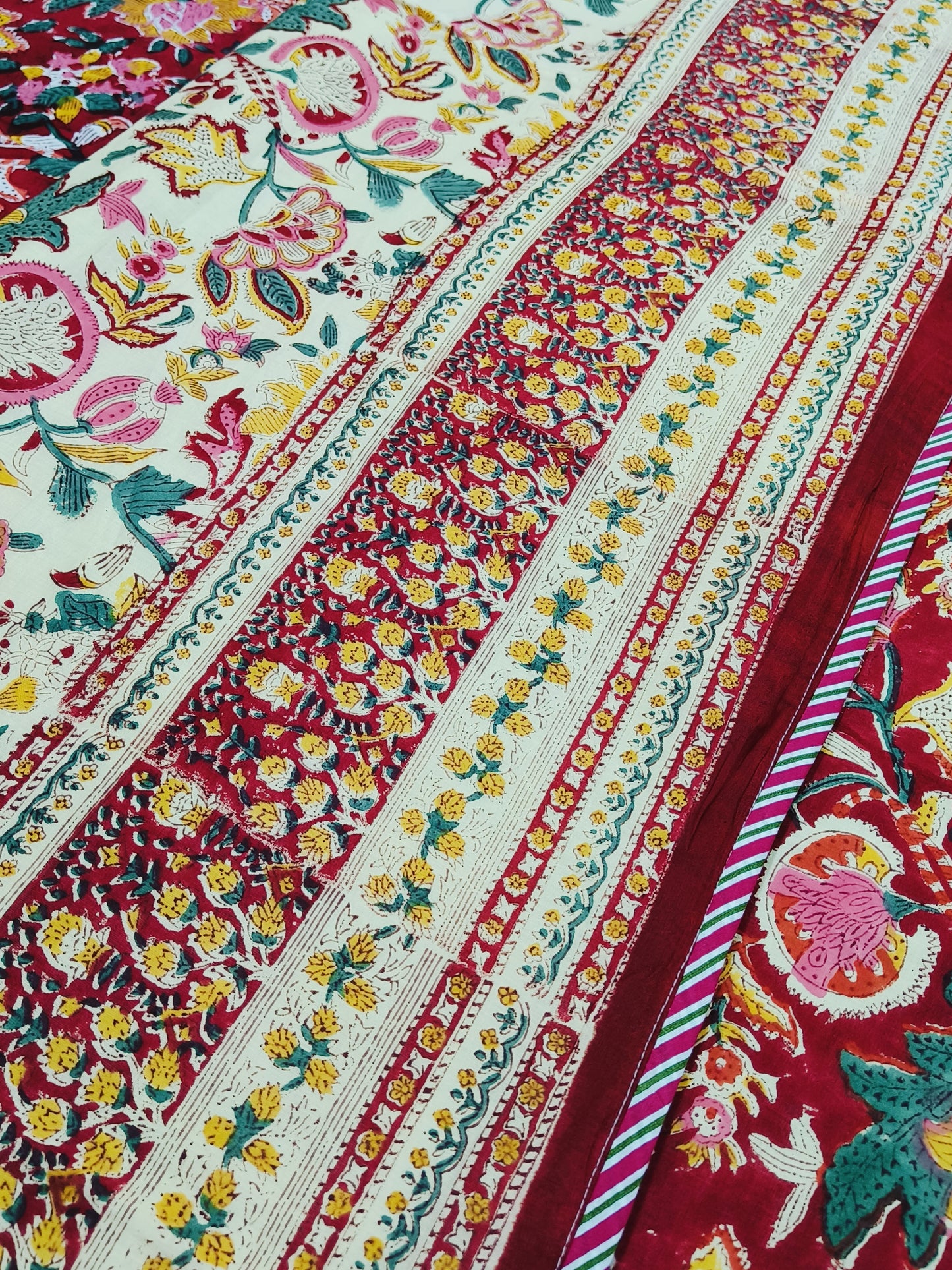 Handblock Printed Premium Double Bed Dohars