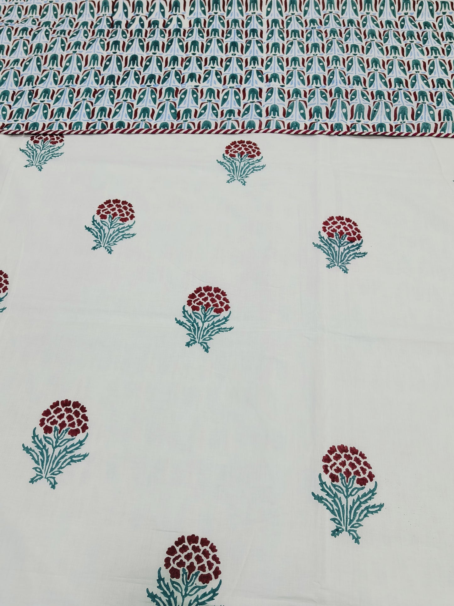 Handblock Printed Premium Double Bed Dohars