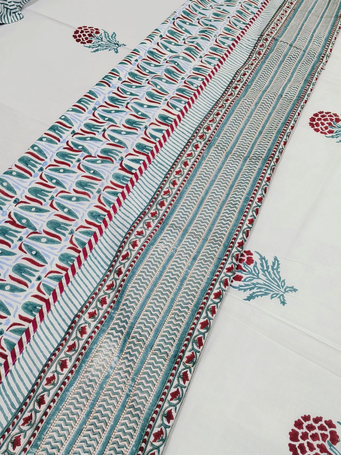 Handblock Printed Premium Double Bed Dohars
