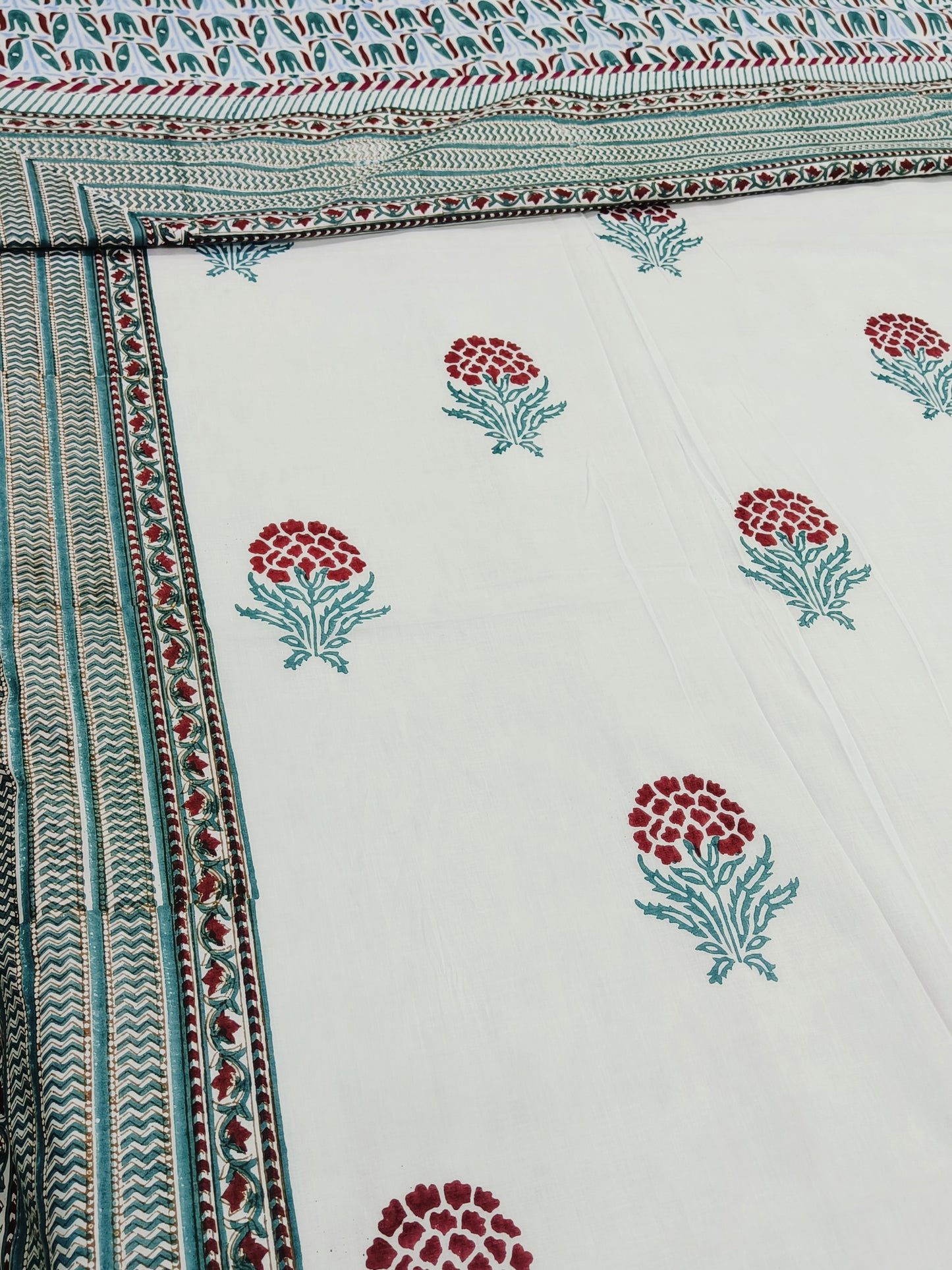 Handblock Printed Premium Double Bed Dohars