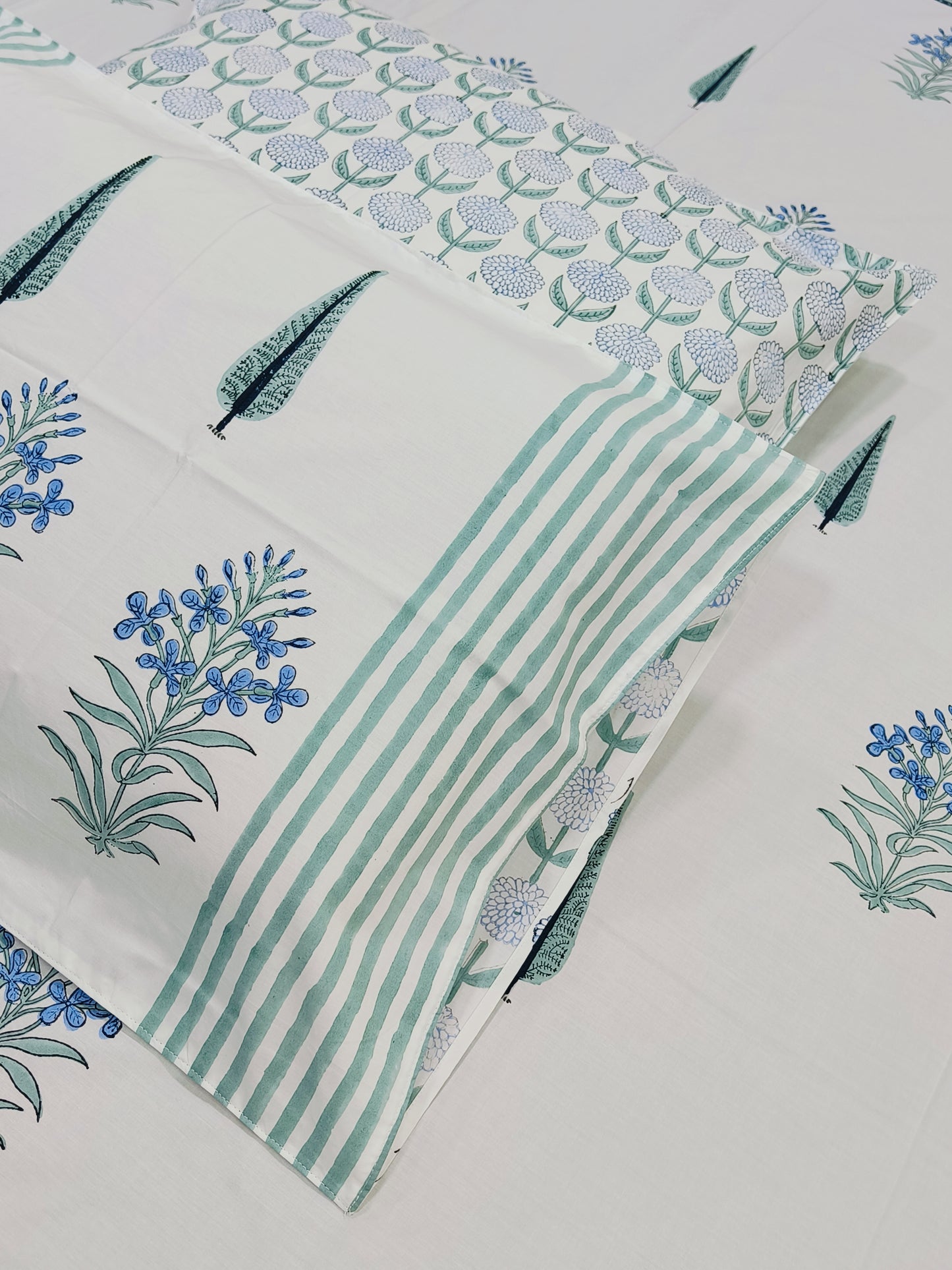 Handblock Printed Premium Bedsheets (Dispatch Time 24 Hours)