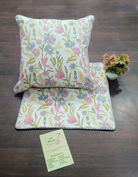 Handblock Printed Cushion Cover