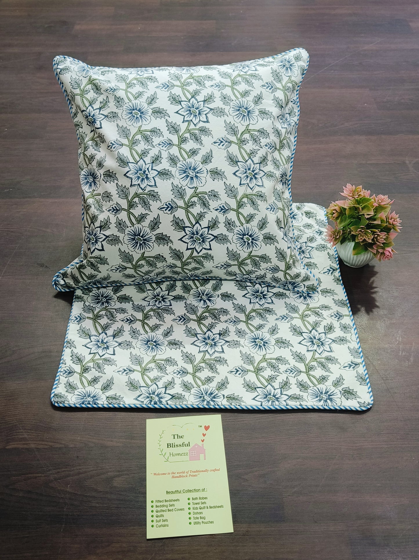 Handblock Printed Cushion Cover