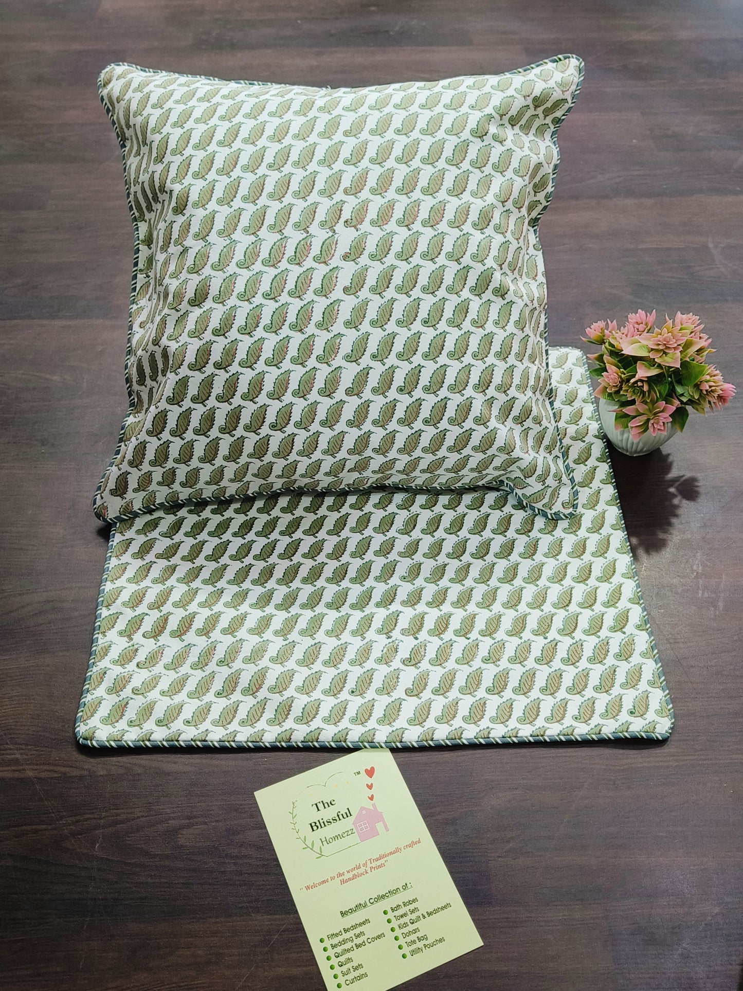 Handblock Printed Cushion Cover