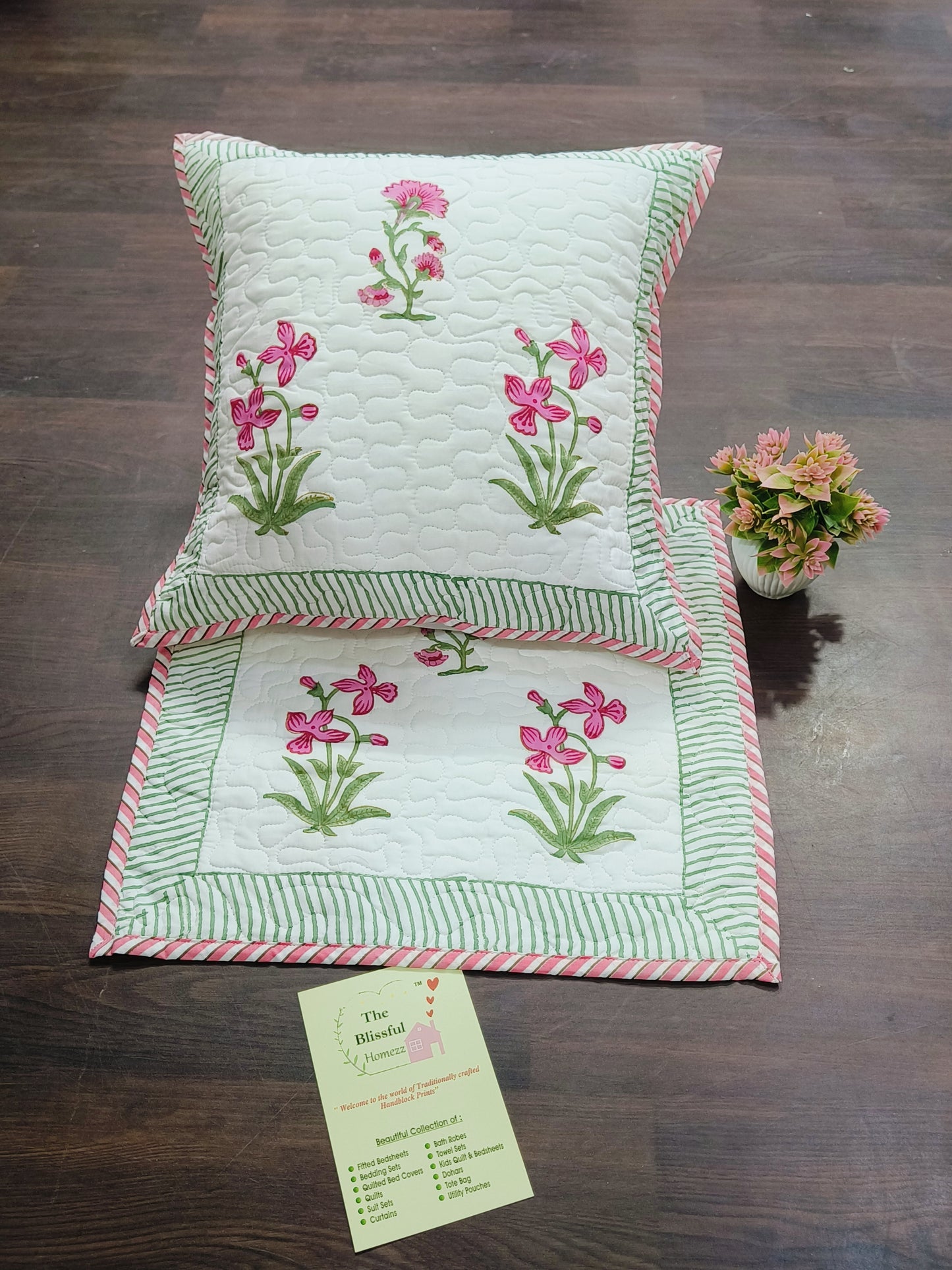 Handblock Printed Cushion Cover