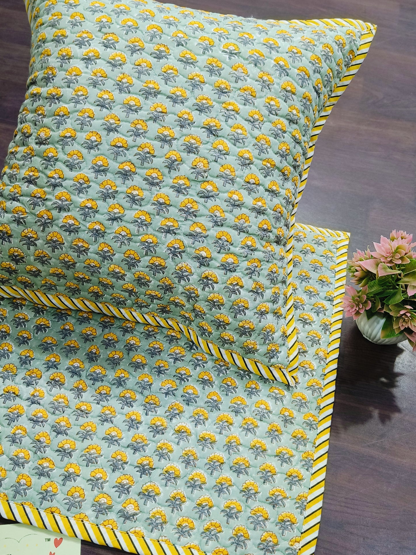 Handblock Printed Cushion Cover