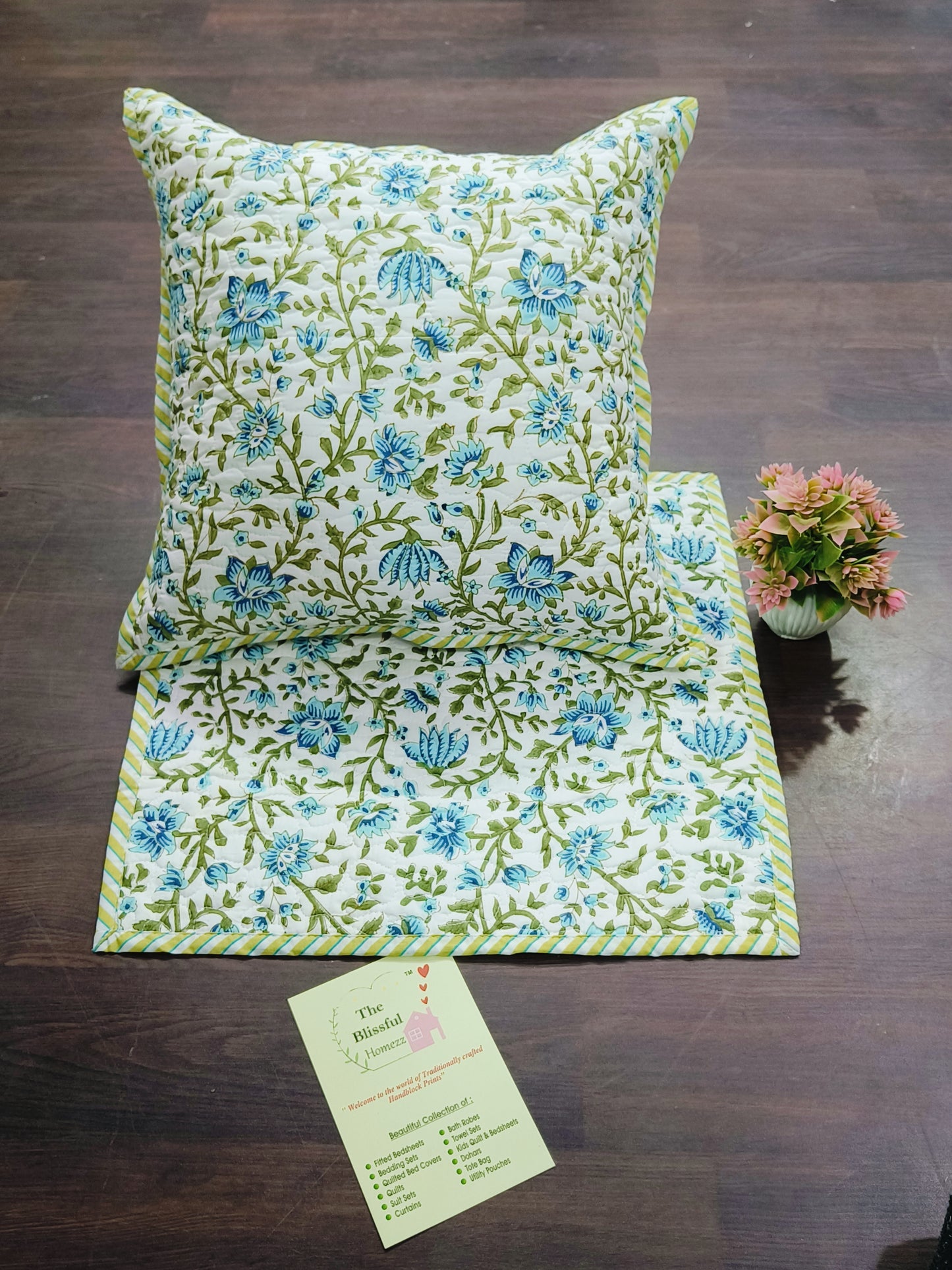 Handblock Printed Cushion Cover